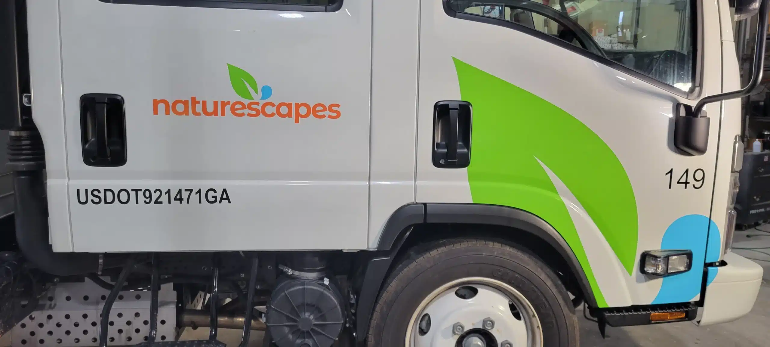 Box truck and van graphics, NatureScapes, Lilburn, GA, by High Stakes Creative