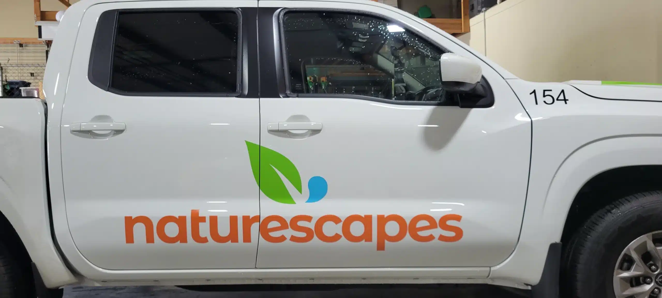 Pickup door decals, Naturescapes, Lilburn, GA, by High Stakes Creative