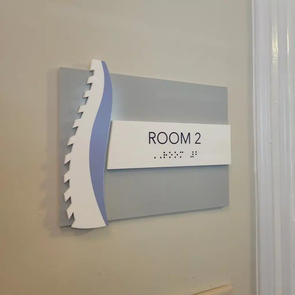 Interior room sign, Cumming, GA, by High Stakes Creative