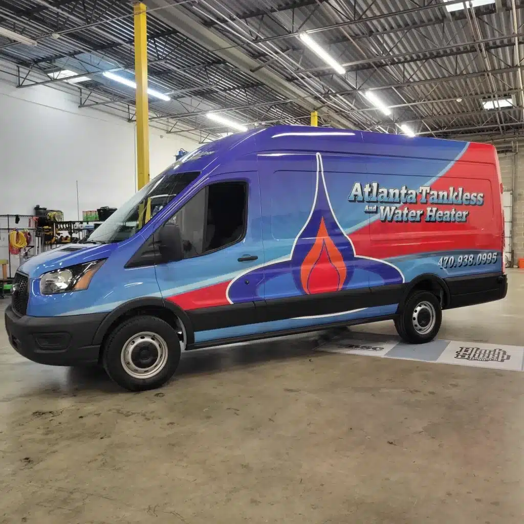 Mobile van wrap, by High Stakes Creative, serving Canton, GA