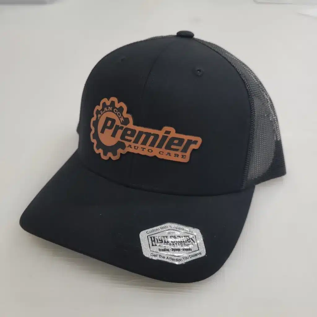 Custom patch hat, by High Stakes Creative, metro Atlanta