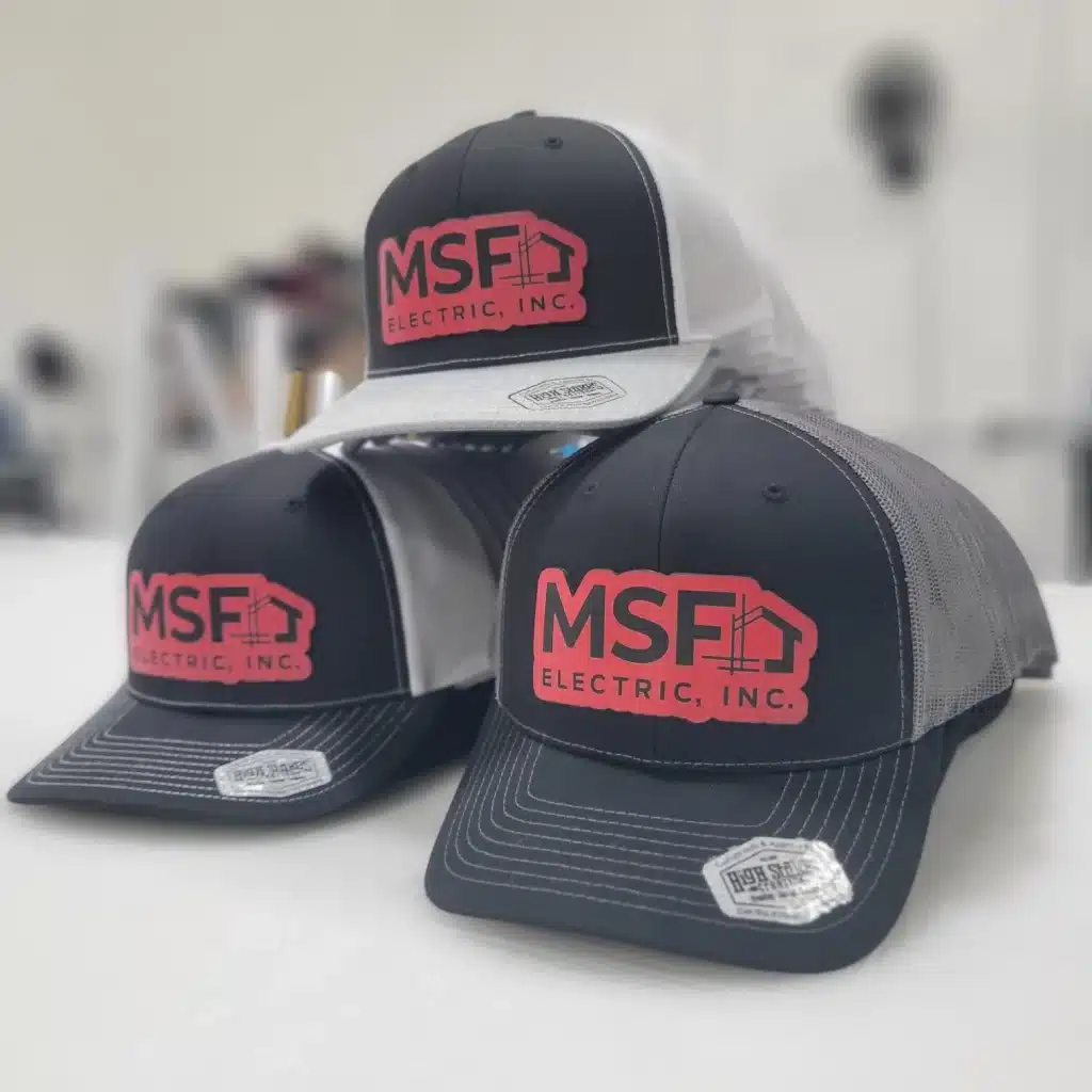 Custom patch hat, by High Stakes Creative, metro Atlanta