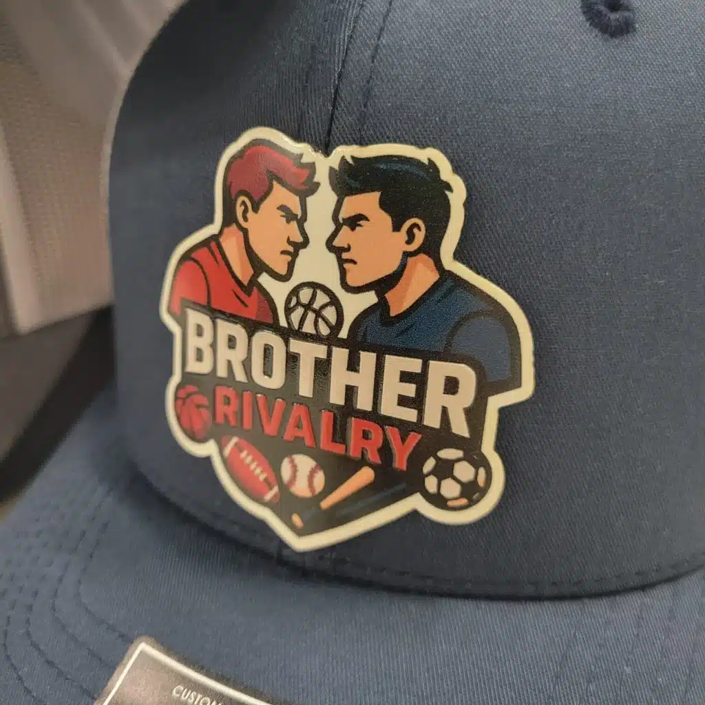Custom patch hat, by High Stakes Creative, metro Atlanta
