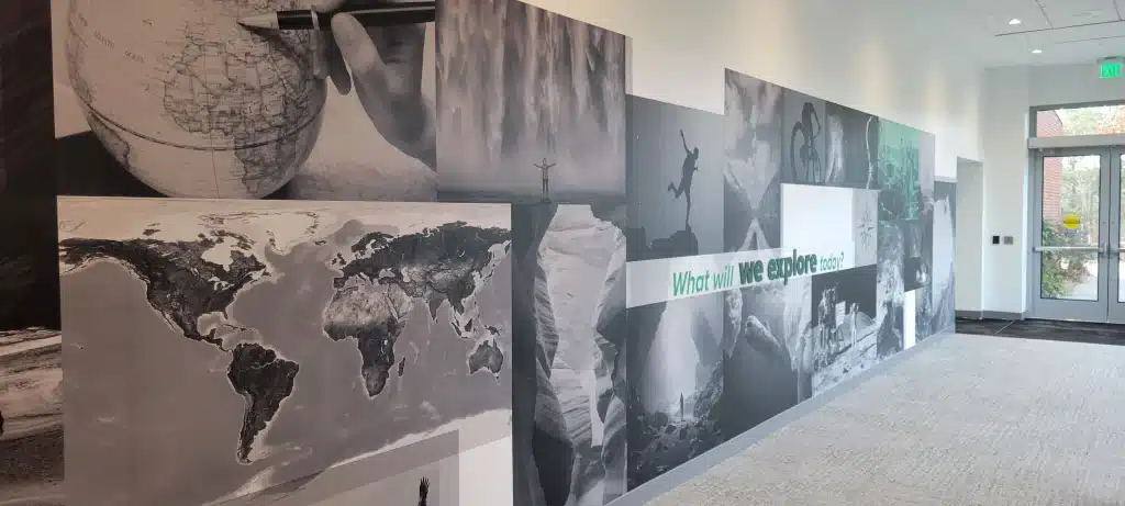 Office wall mural, by High Stakes Creative, metro Atlanta