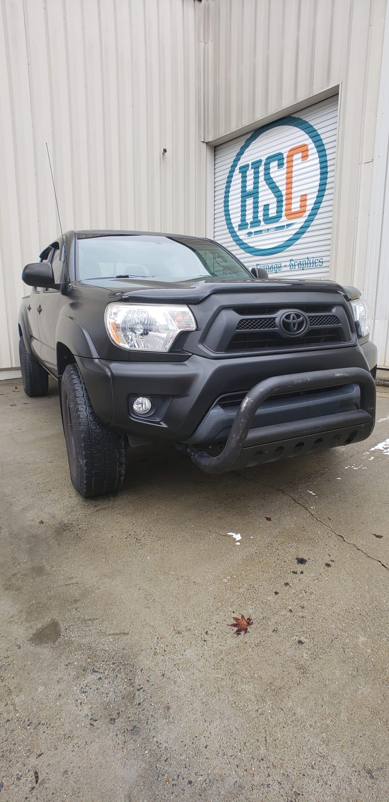 Matte black color-change wrap, by High Stakes Creative