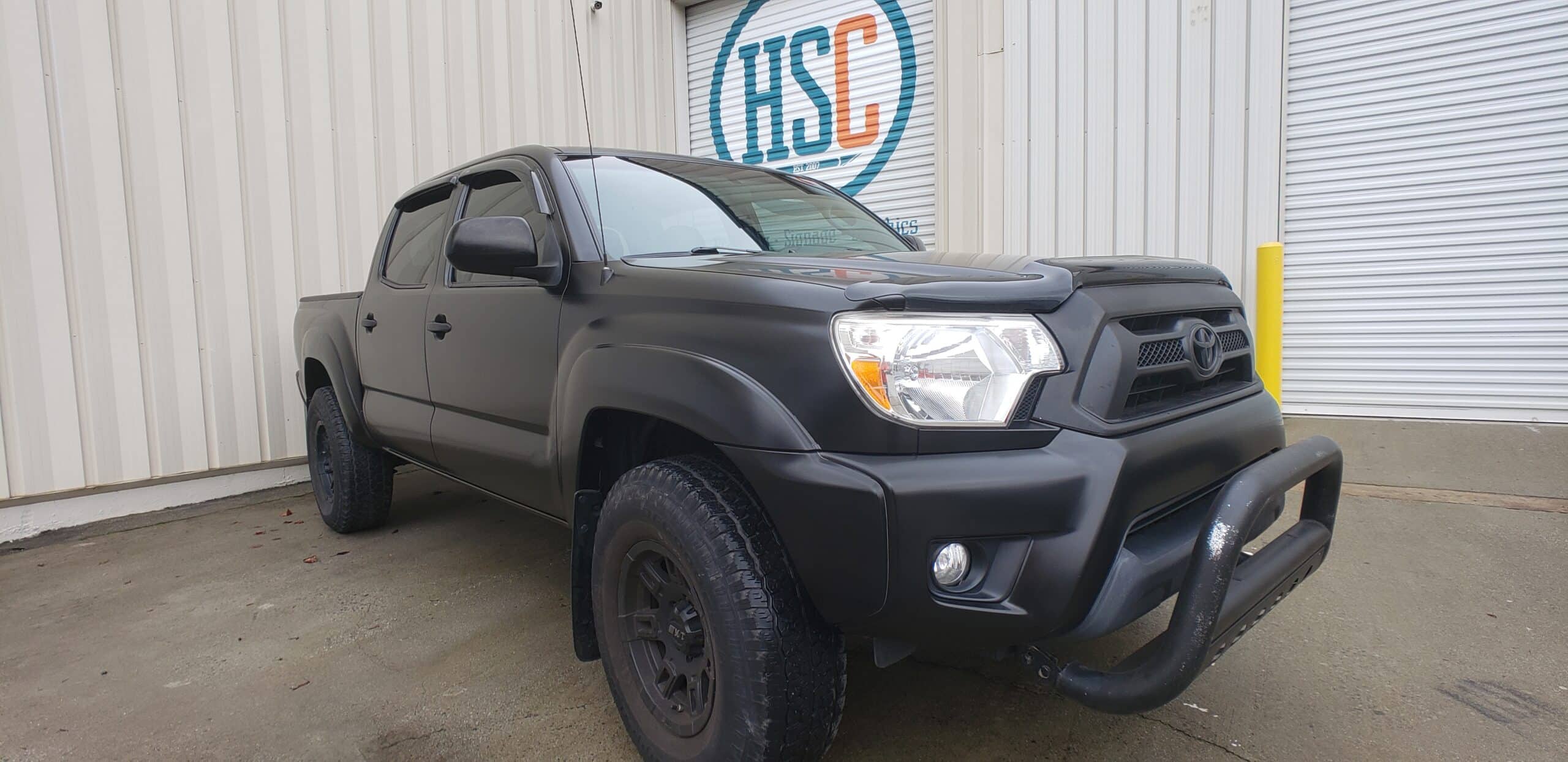Matte black color-change wrap, by High Stakes Creative