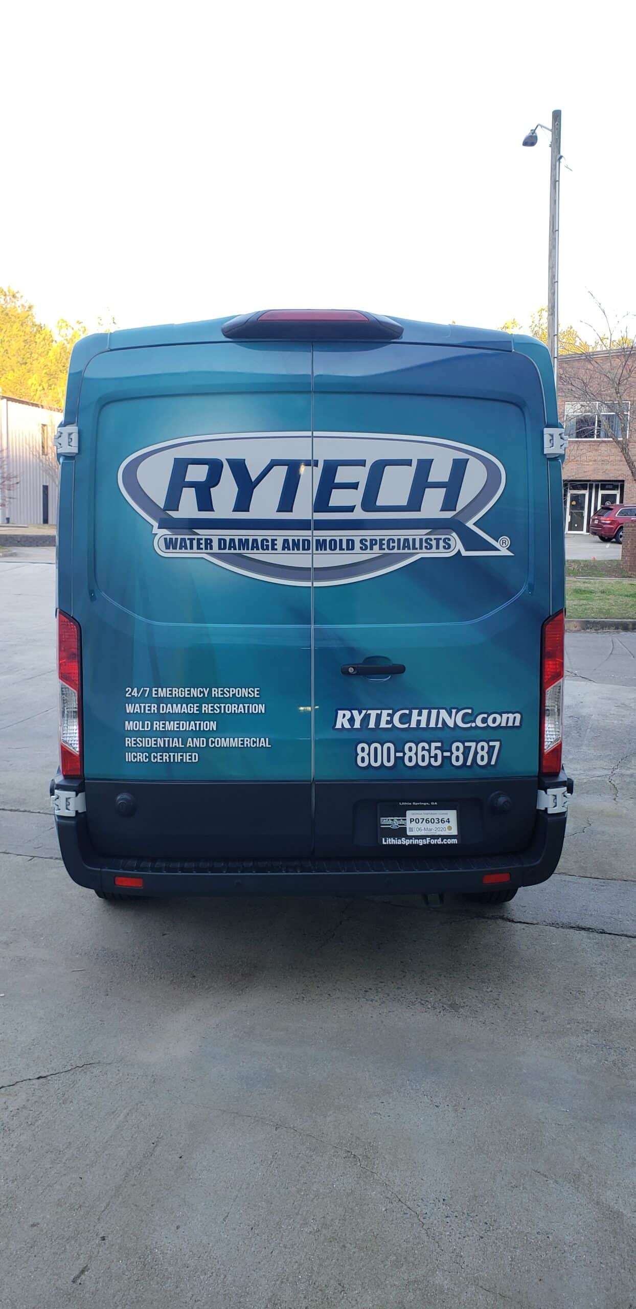 Restoration van wraps, RyTech Restoration, Athens, GA, by High Stakes Creative
