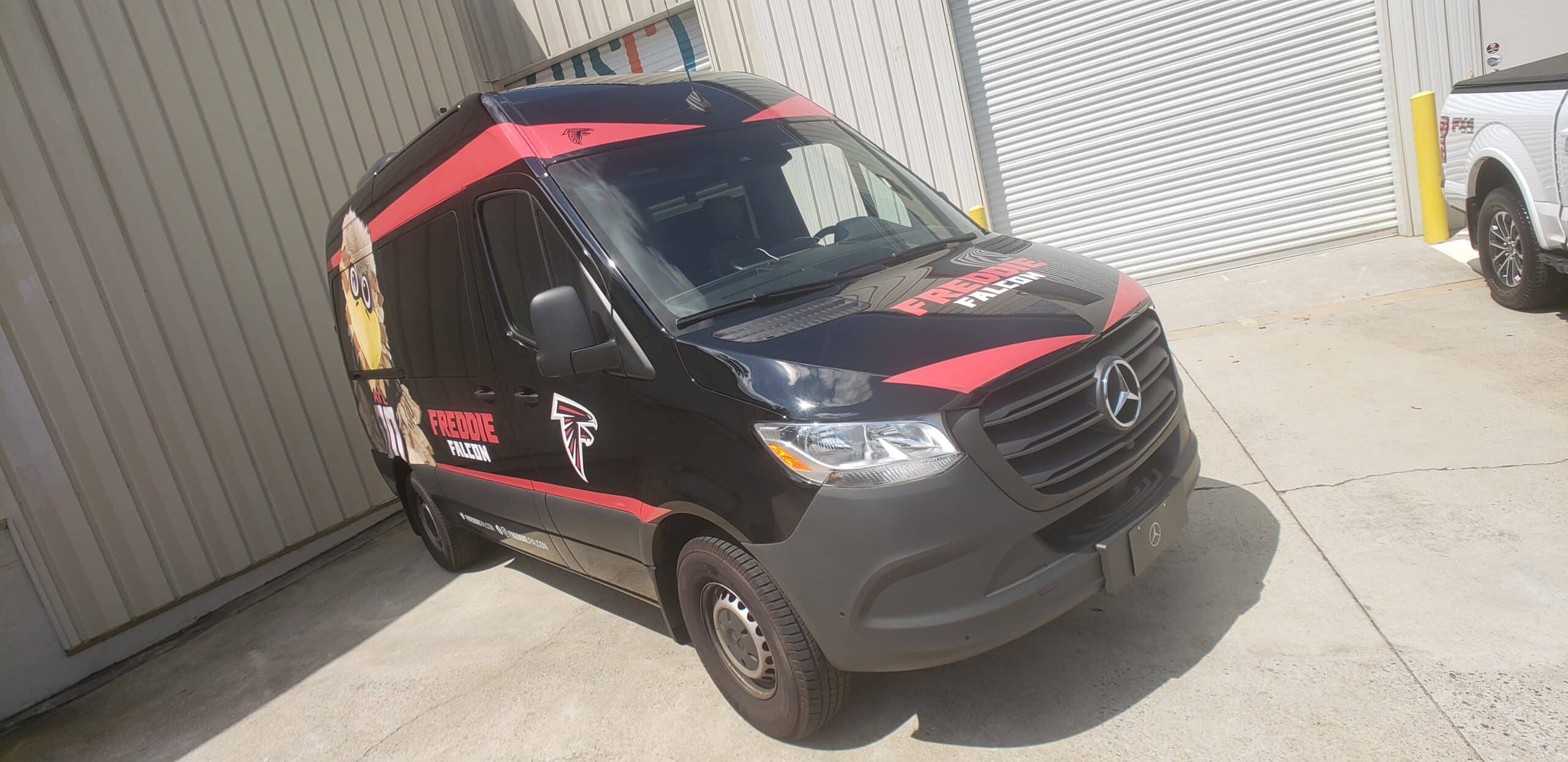 Freddie Falcon van wrap, Atlanta Falcons, Atlanta, GA, by High Stakes Creative