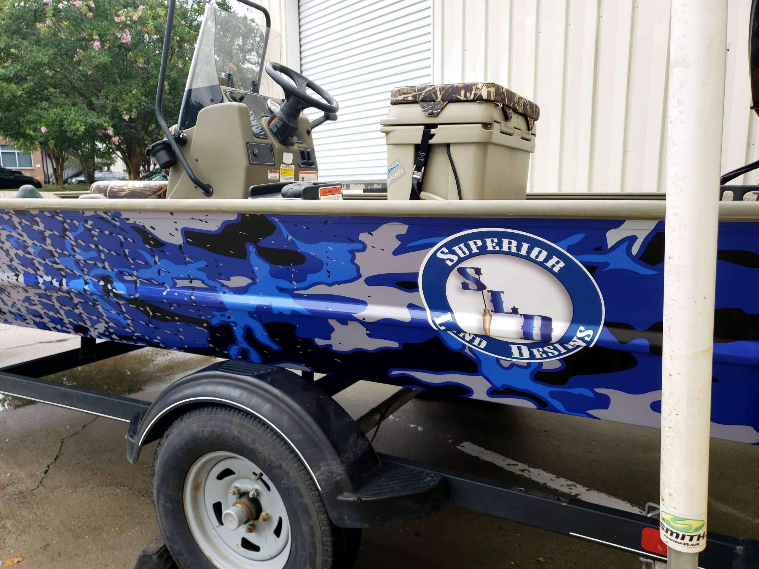 Boat wrap, by High Stakes Creative