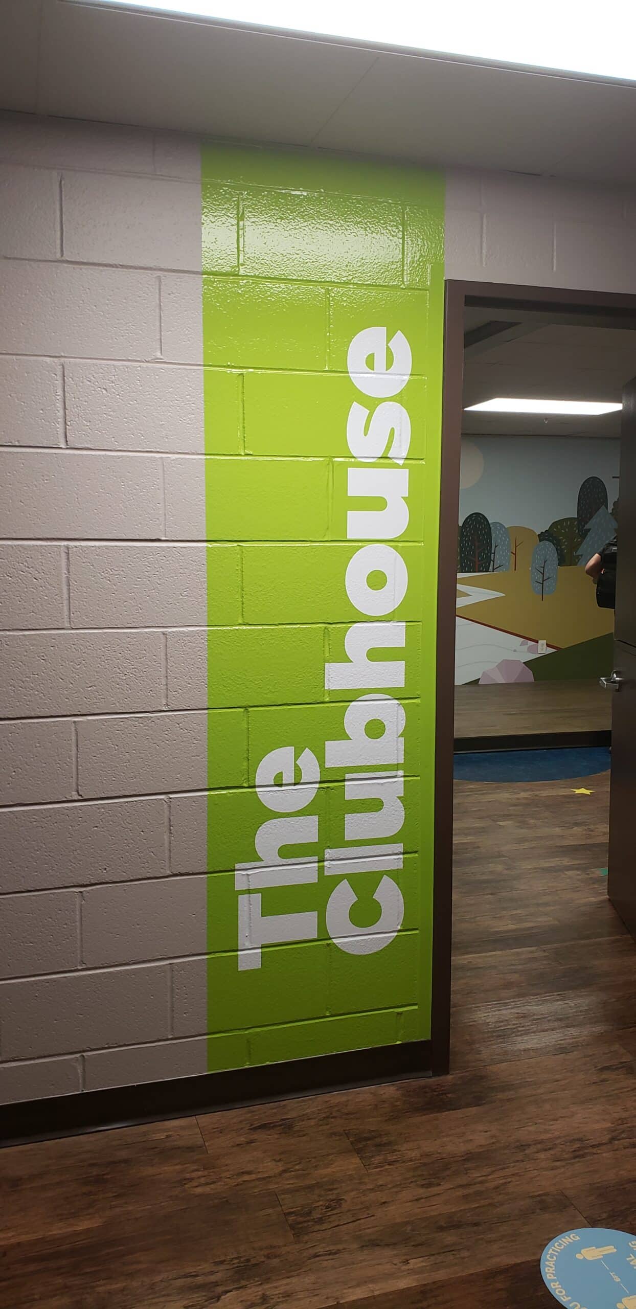 Classroom name graphics, Piedmont Kids, Marietta, GA, by High Stakes Creative