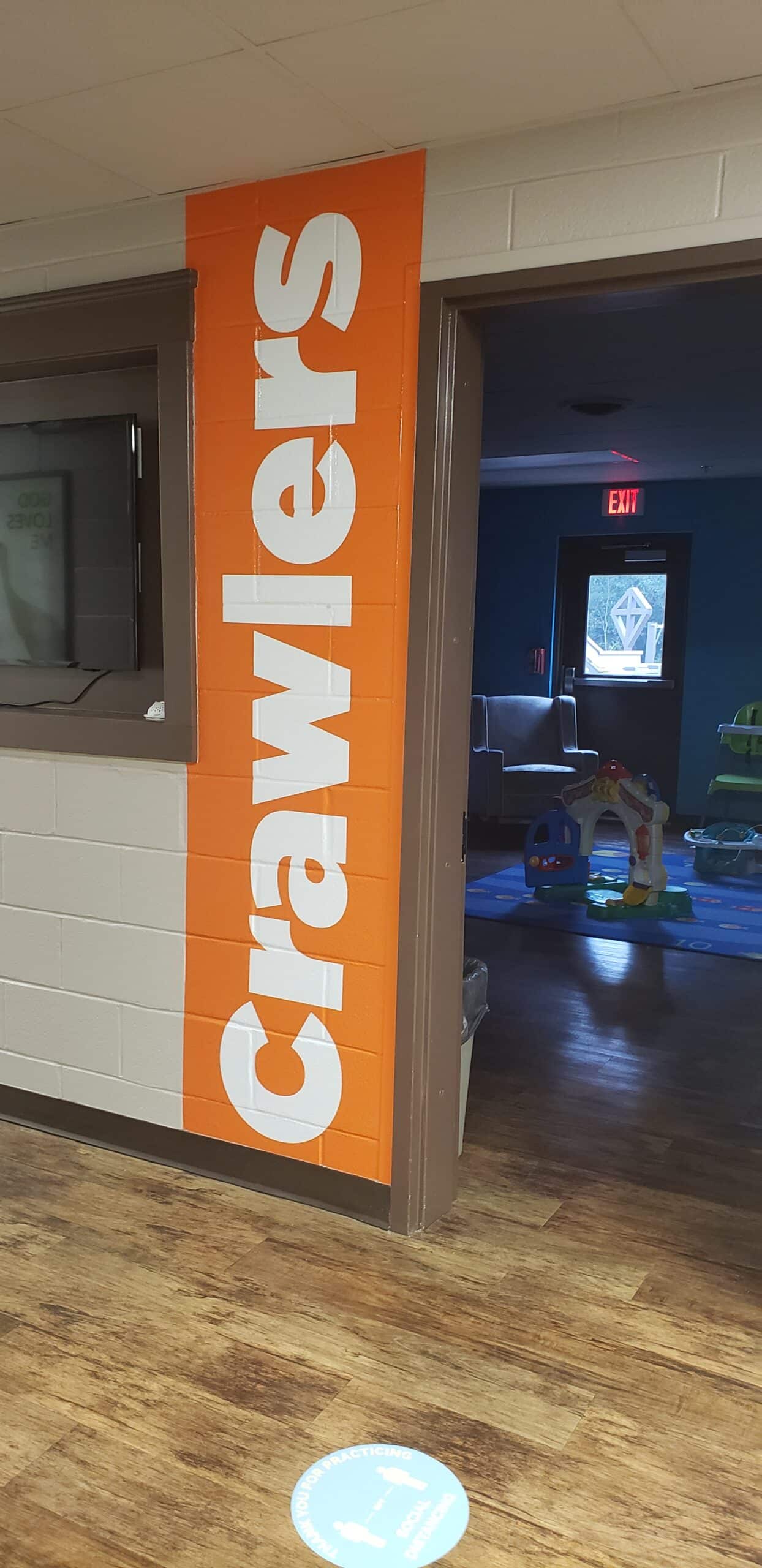Classroom name graphics, Piedmont Kids, Marietta, GA, by High Stakes Creative