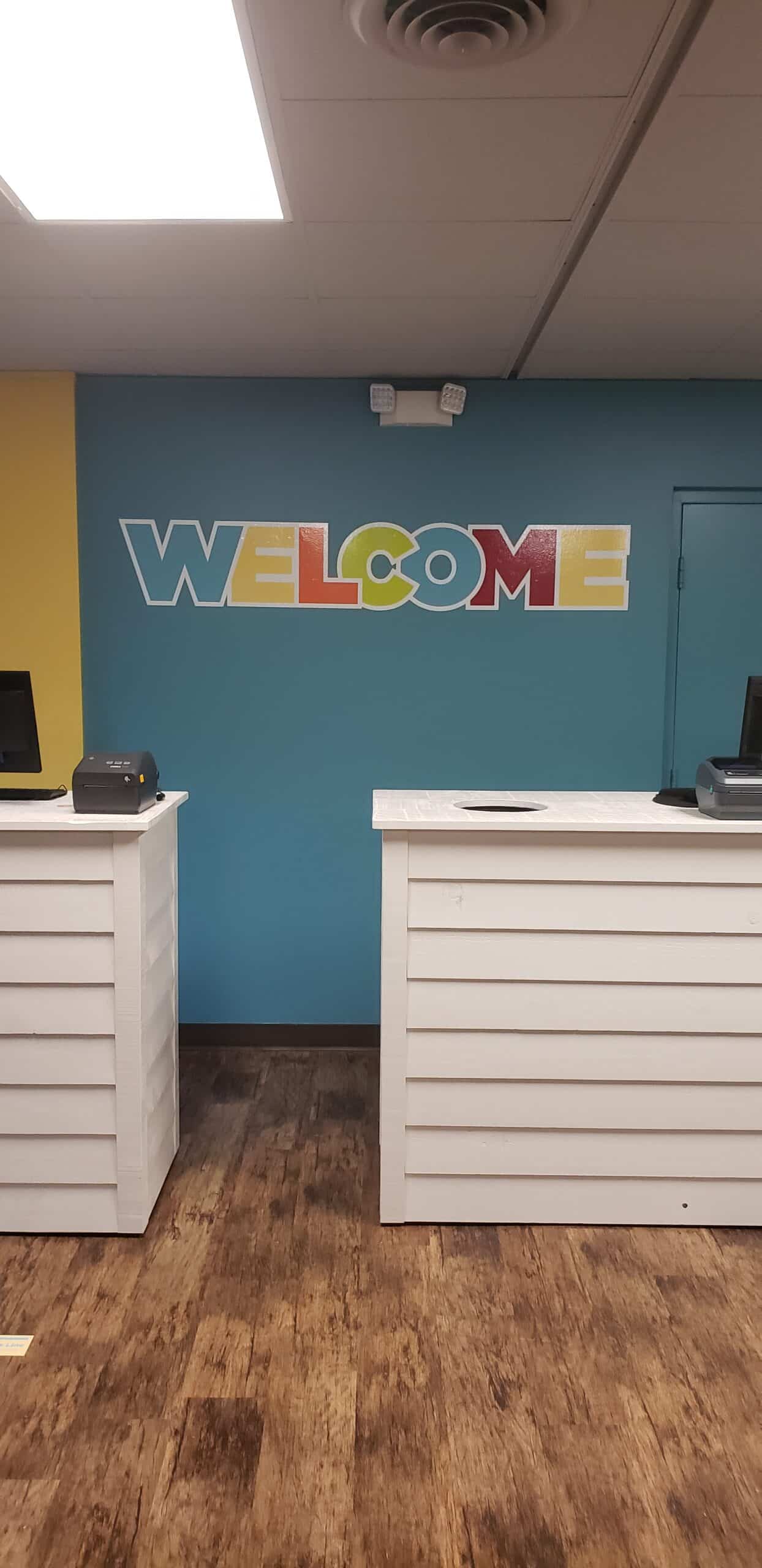 Children's ministry logo and welcome walls, Piedmont Kids, Marietta, GA, by High Stakes Creative