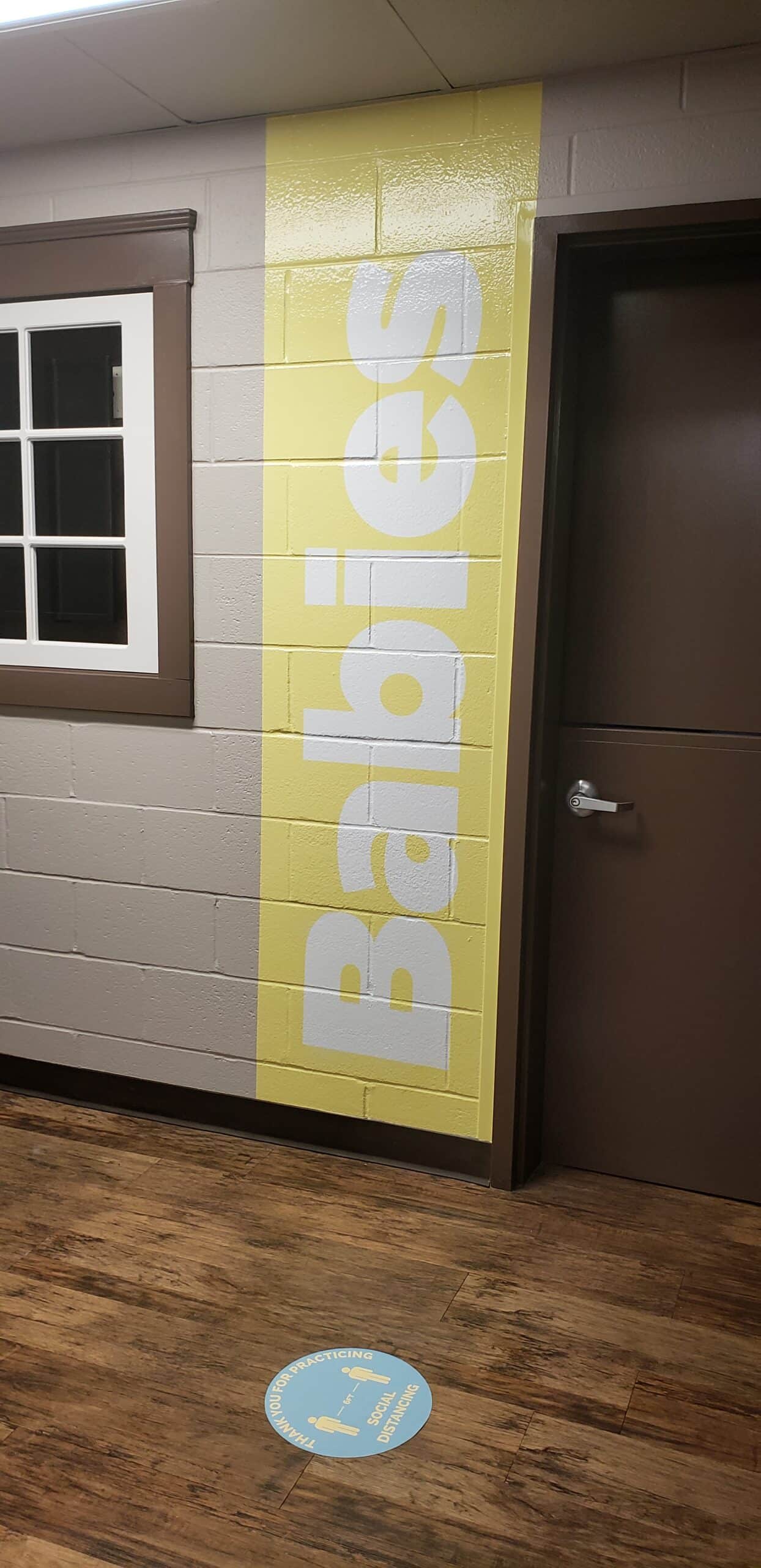 Classroom name graphics, Piedmont Kids, Marietta, GA, by High Stakes Creative