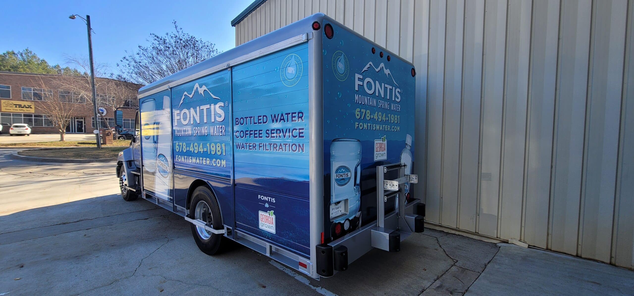 Box truck wraps, Fontis Water, Marietta, GA, by High Stakes Creative