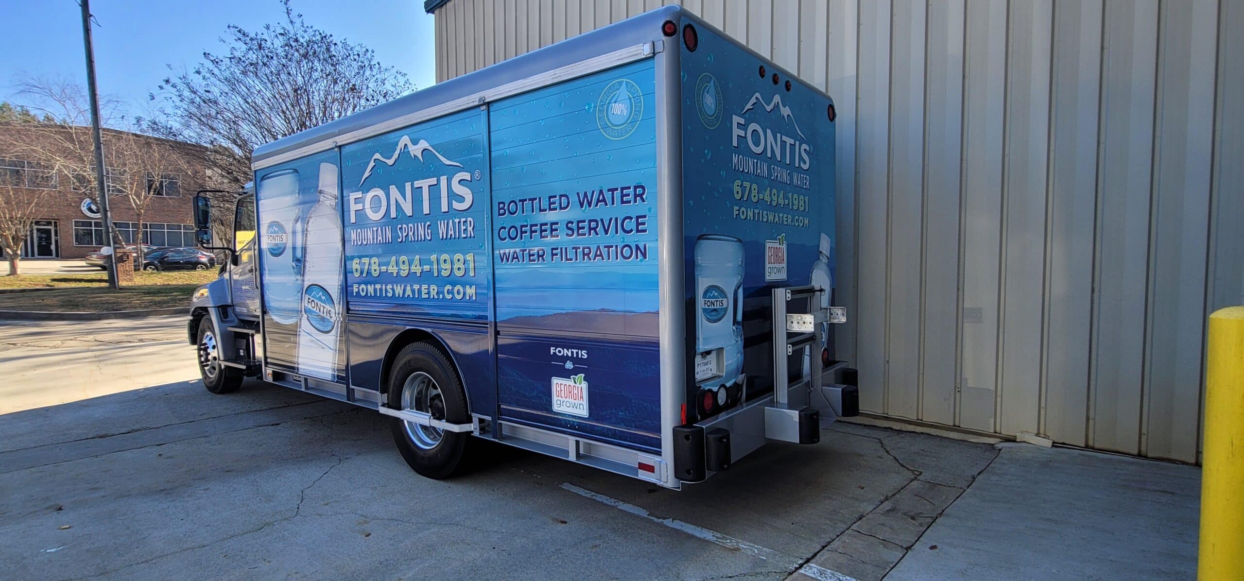 Box truck wraps, Fontis Water, Marietta, GA, by High Stakes Creative