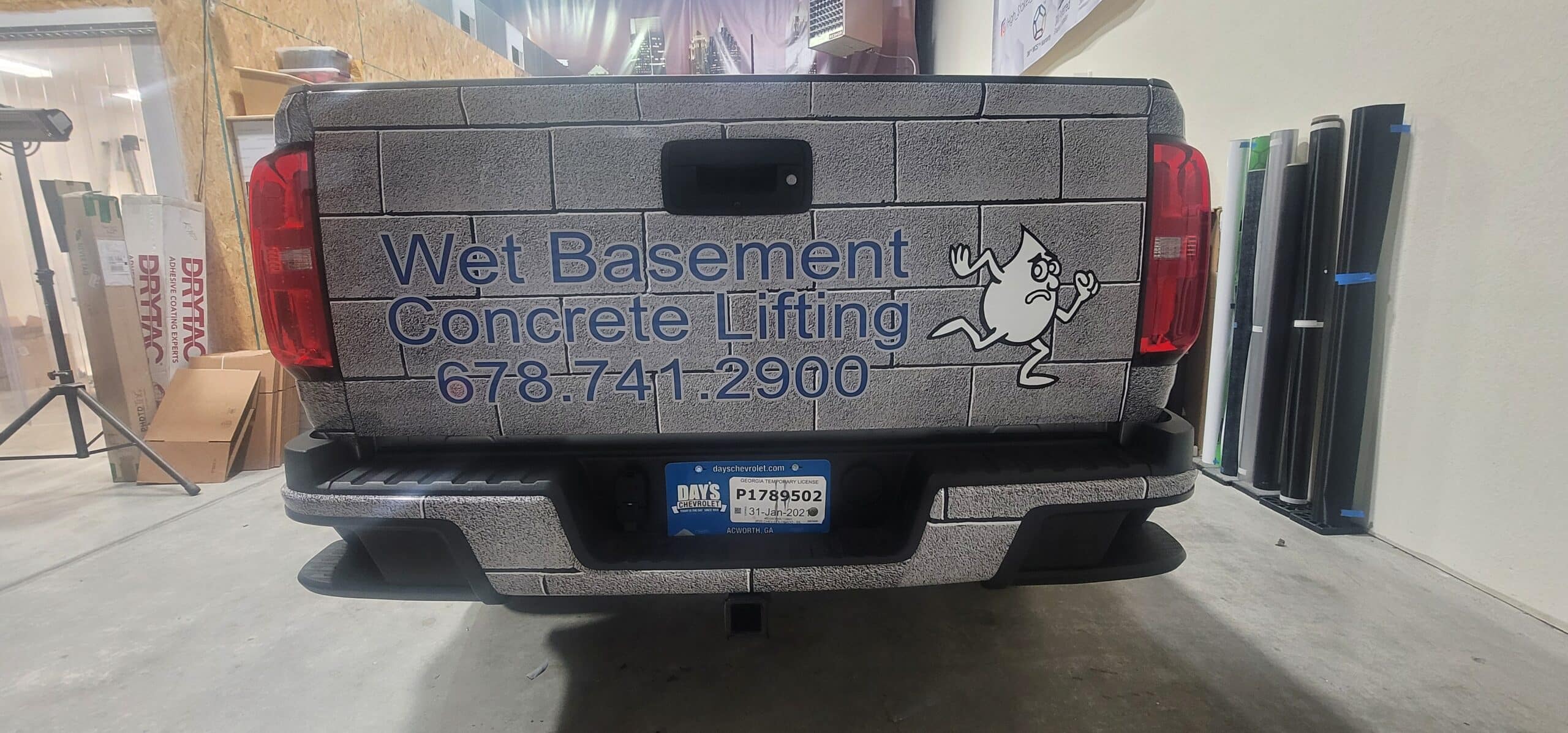 Waterproofing truck wraps, EverDry Atlanta, Acworth, GA, by High Stakes Creative