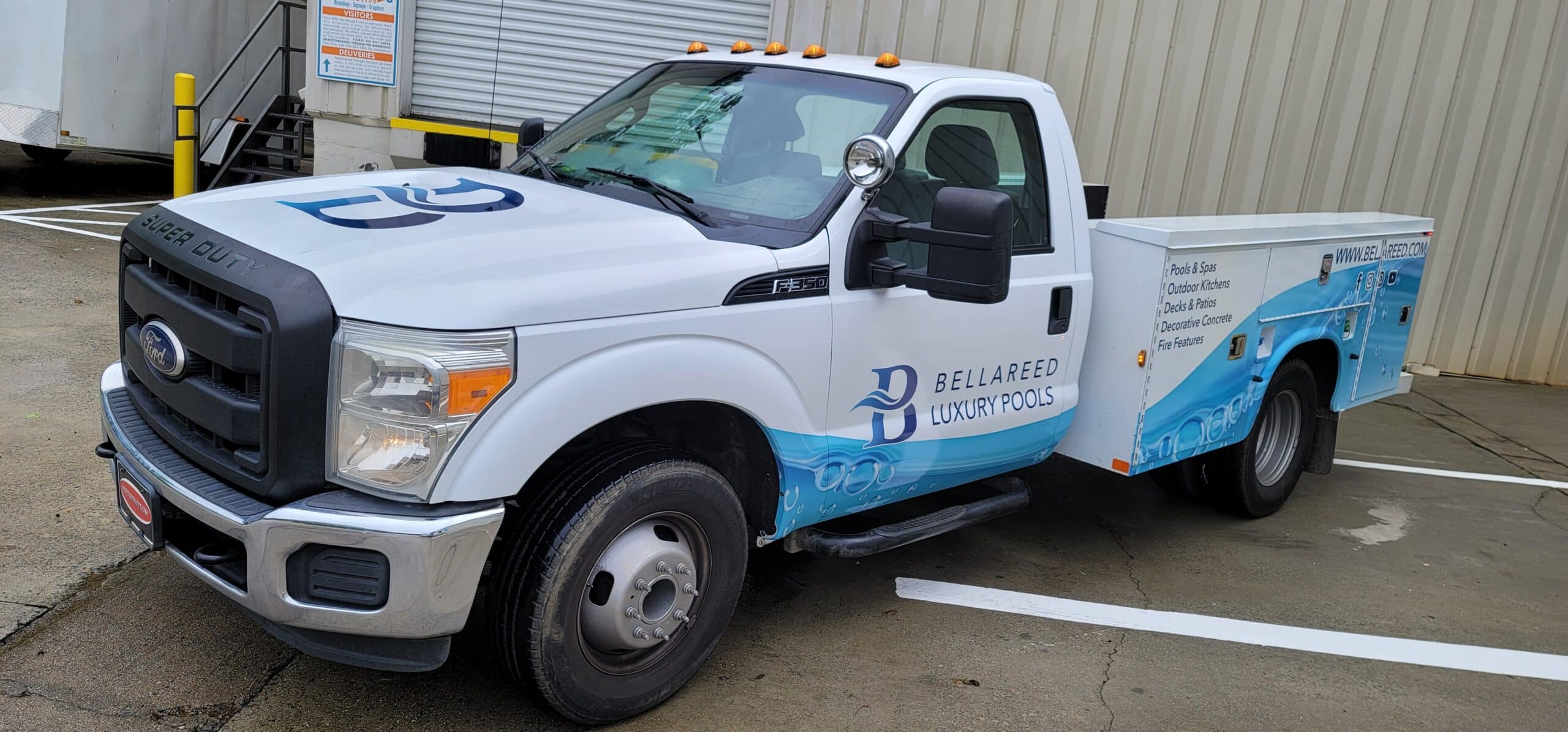 Pool service fleet wraps, Bellareed Luxury Pools, Duluth, GA, by High Stakes Creative