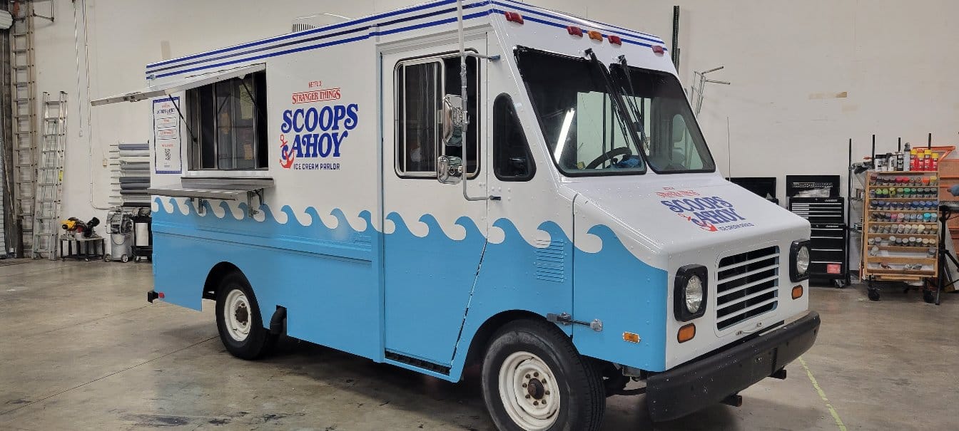 Ice cream truck wrap, Scoops Ahoy, by High Stakes Creative