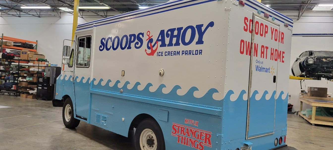 Ice cream truck wrap, Scoops Ahoy, by High Stakes Creative