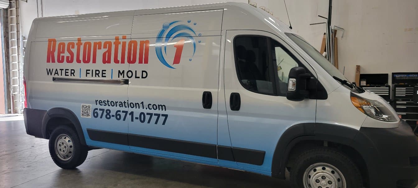 ProMaster van wrap, Restoration 1, Hiram, GA, by High Stakes Creative