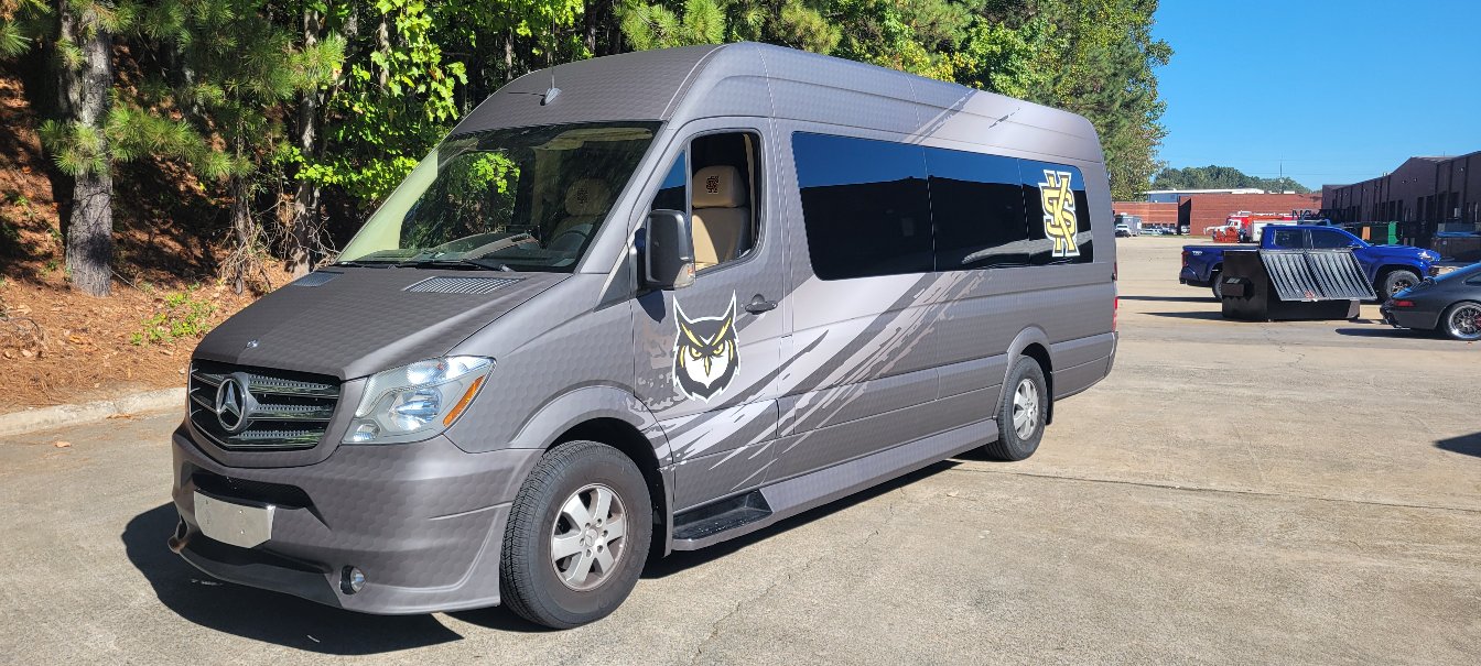 Sprinter van graphics, Kennesaw State University, Kennesaw, GA, by High Stakes Creative