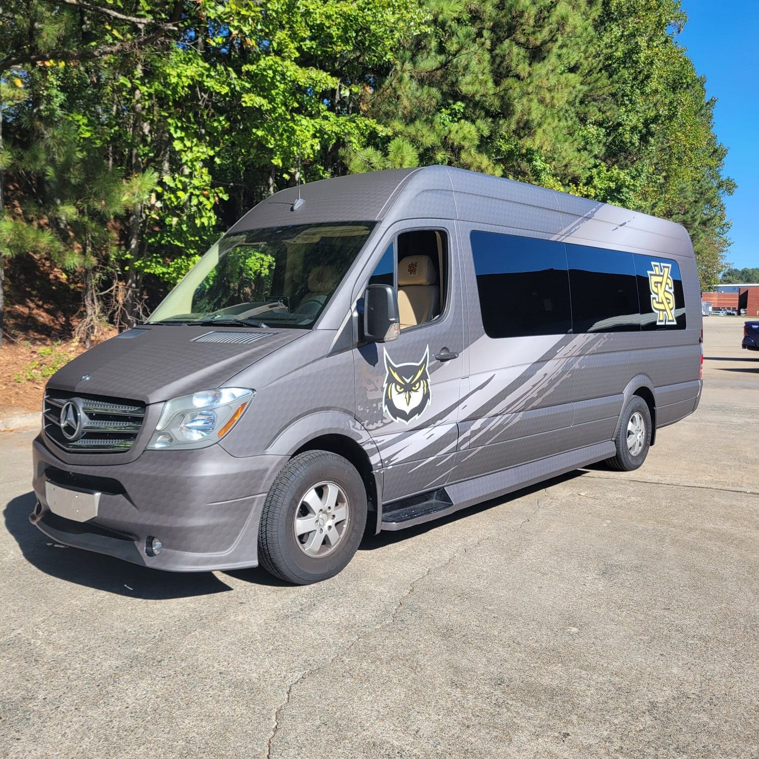 Sprinter van graphics, Kennesaw State University, Kennesaw, GA, by High Stakes Creative
