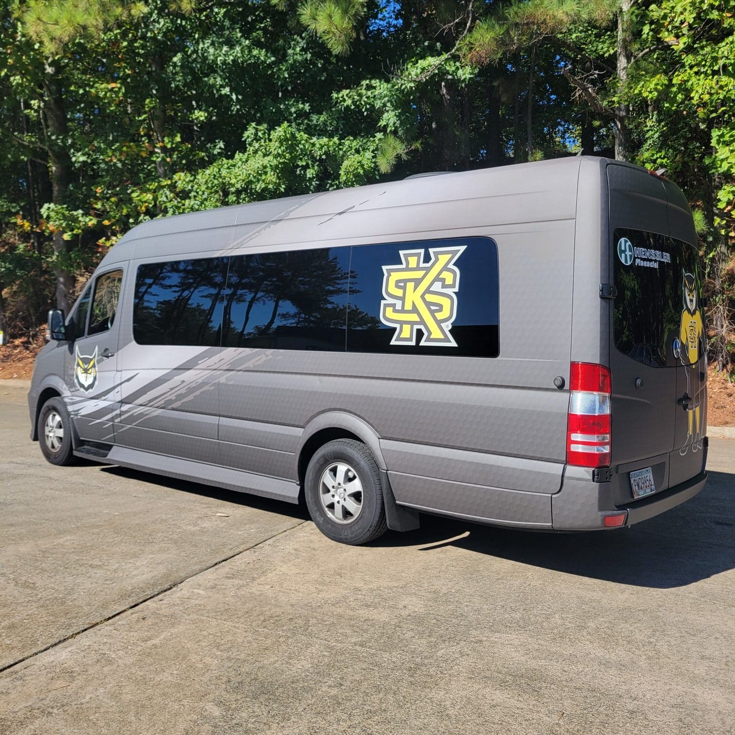 Sprinter van graphics, Kennesaw State University, Kennesaw, GA, by High Stakes Creative