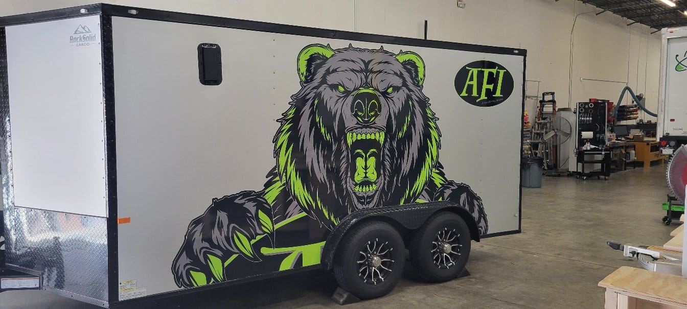 Trailer wrap side, AFI, by High Stakes Creative