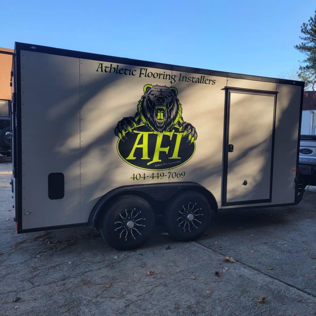 Enclosed trailer wrap, AFI, by High Stakes Creative