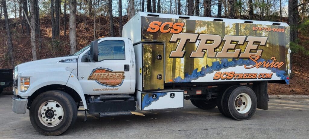 Box truck wrap, SCS Tree, Woodstock, GA, by High Stakes Creative