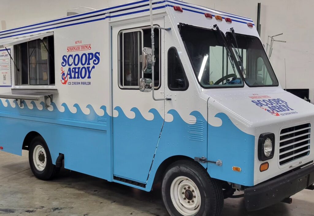 Ice cream truck wrap, Scoops Ahoy, by High Stakes Creative