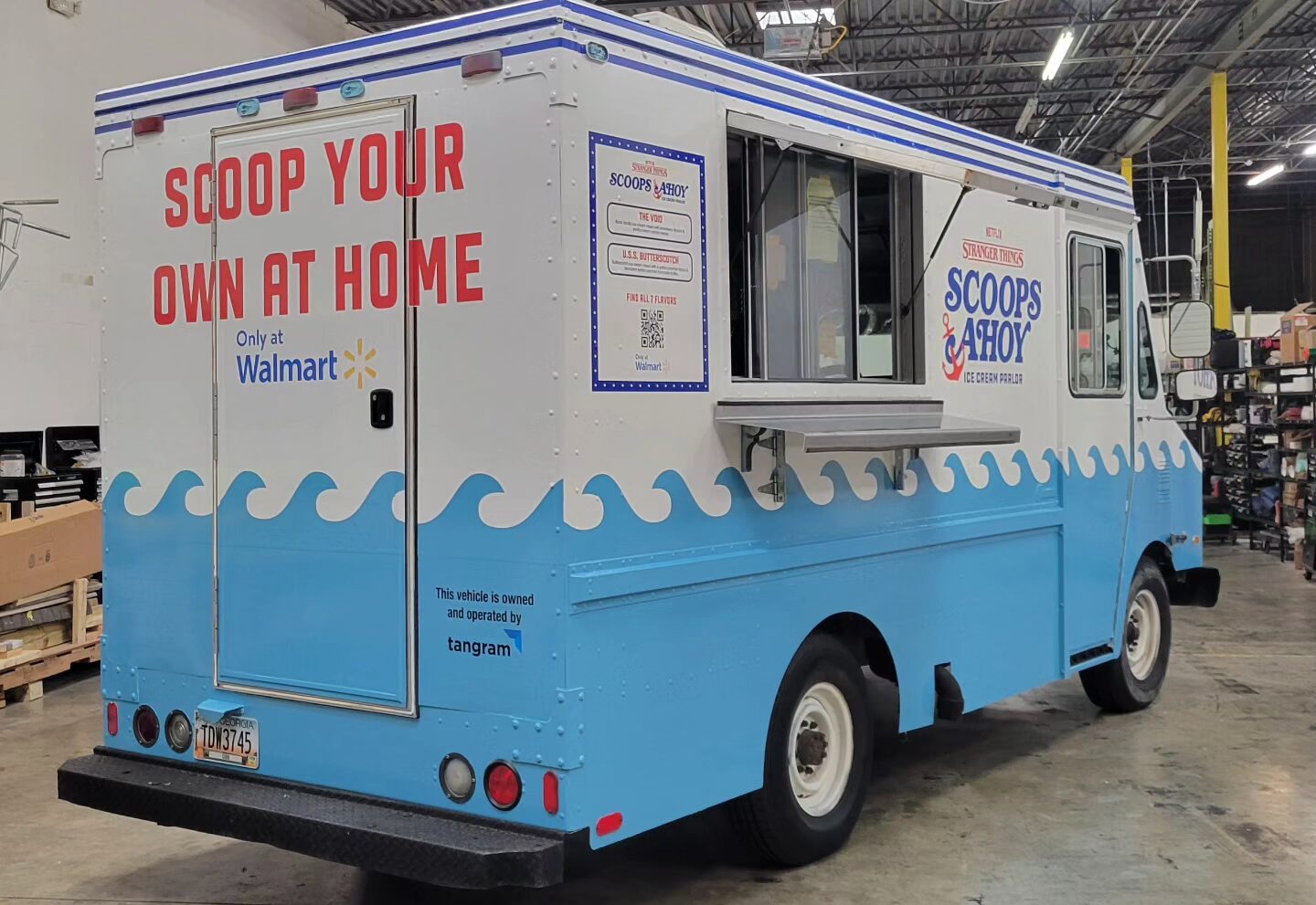 Ice cream truck wrap, Scoops Ahoy, by High Stakes Creative