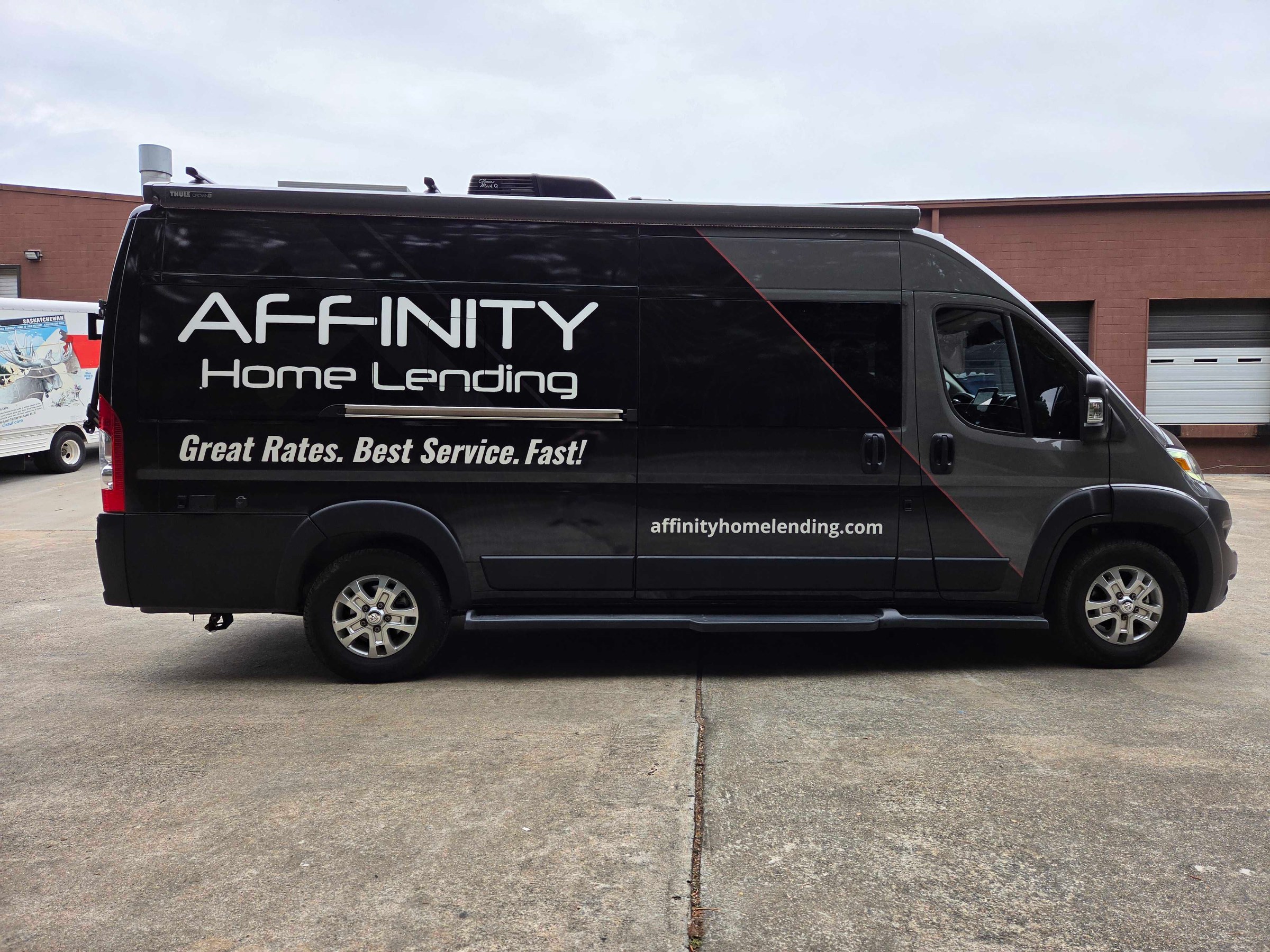 Ram ProMaster van wrap, Affinity Home Lending, Marietta, GA, by High Stakes Creative