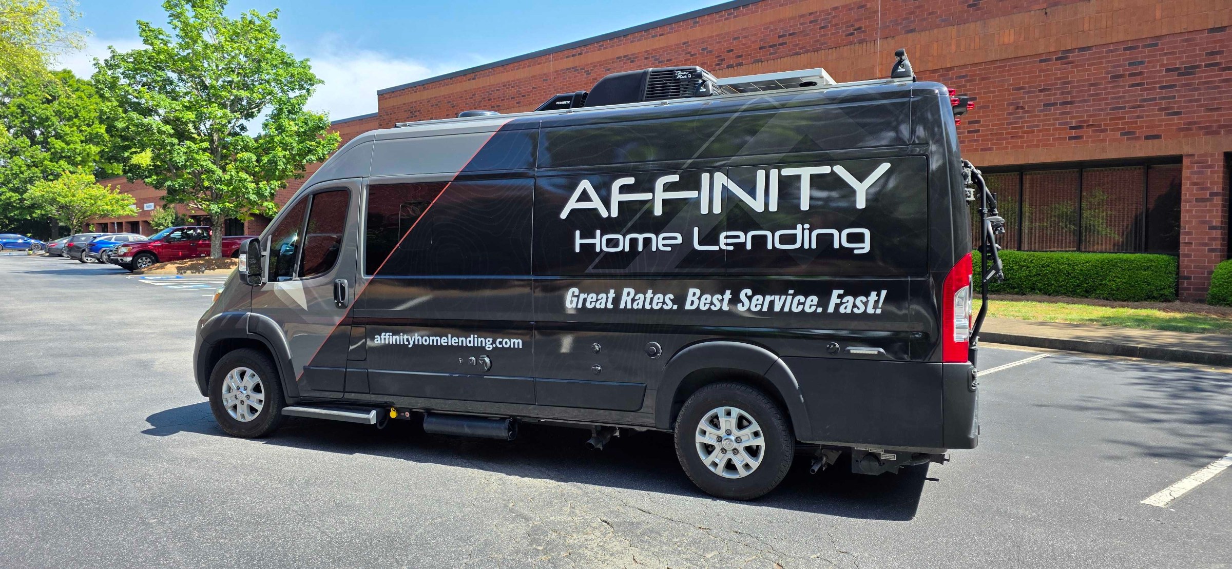 Ram ProMaster van wrap, Affinity Home Lending, Marietta, GA, by High Stakes Creative