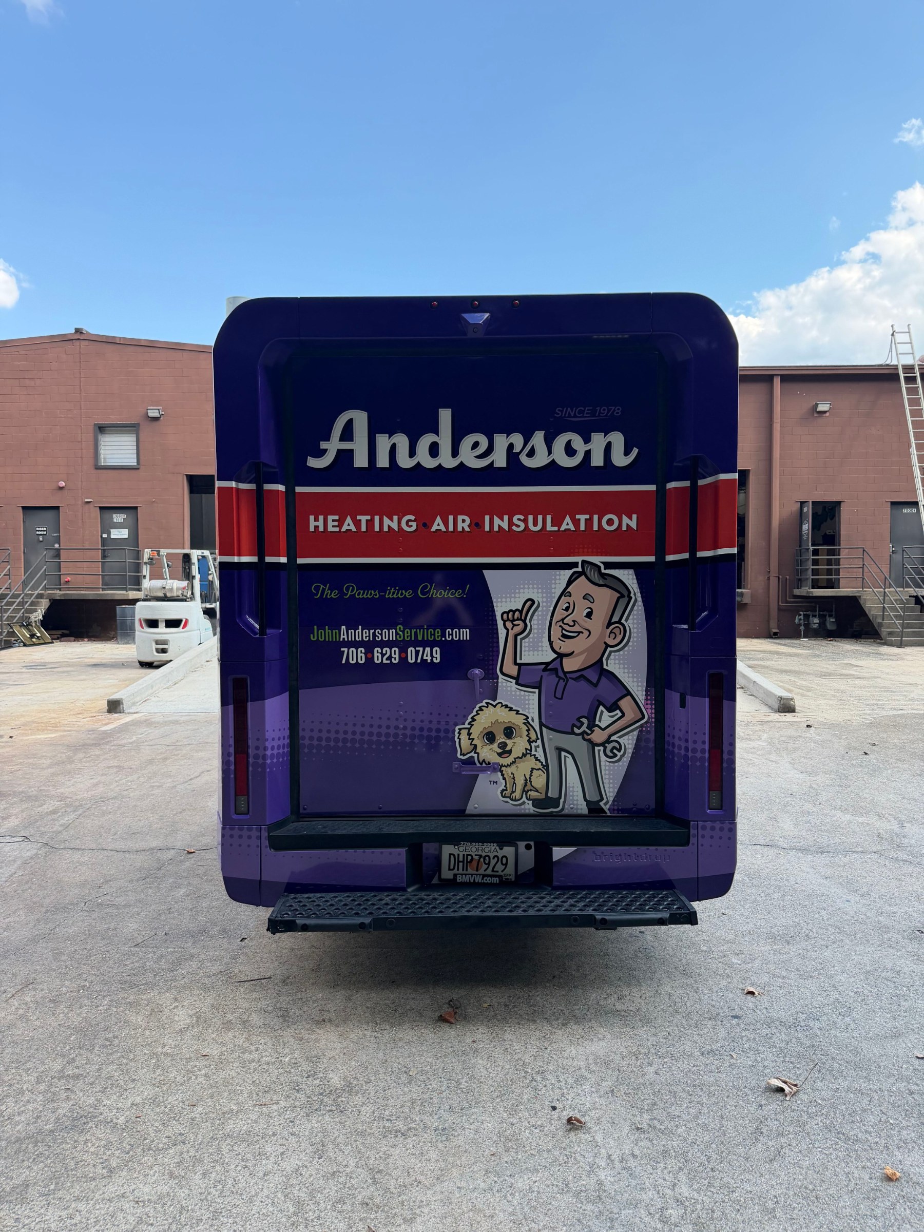 Chevrolet BrightDrop electric van wrap, Anderson, by High Stakes Creative