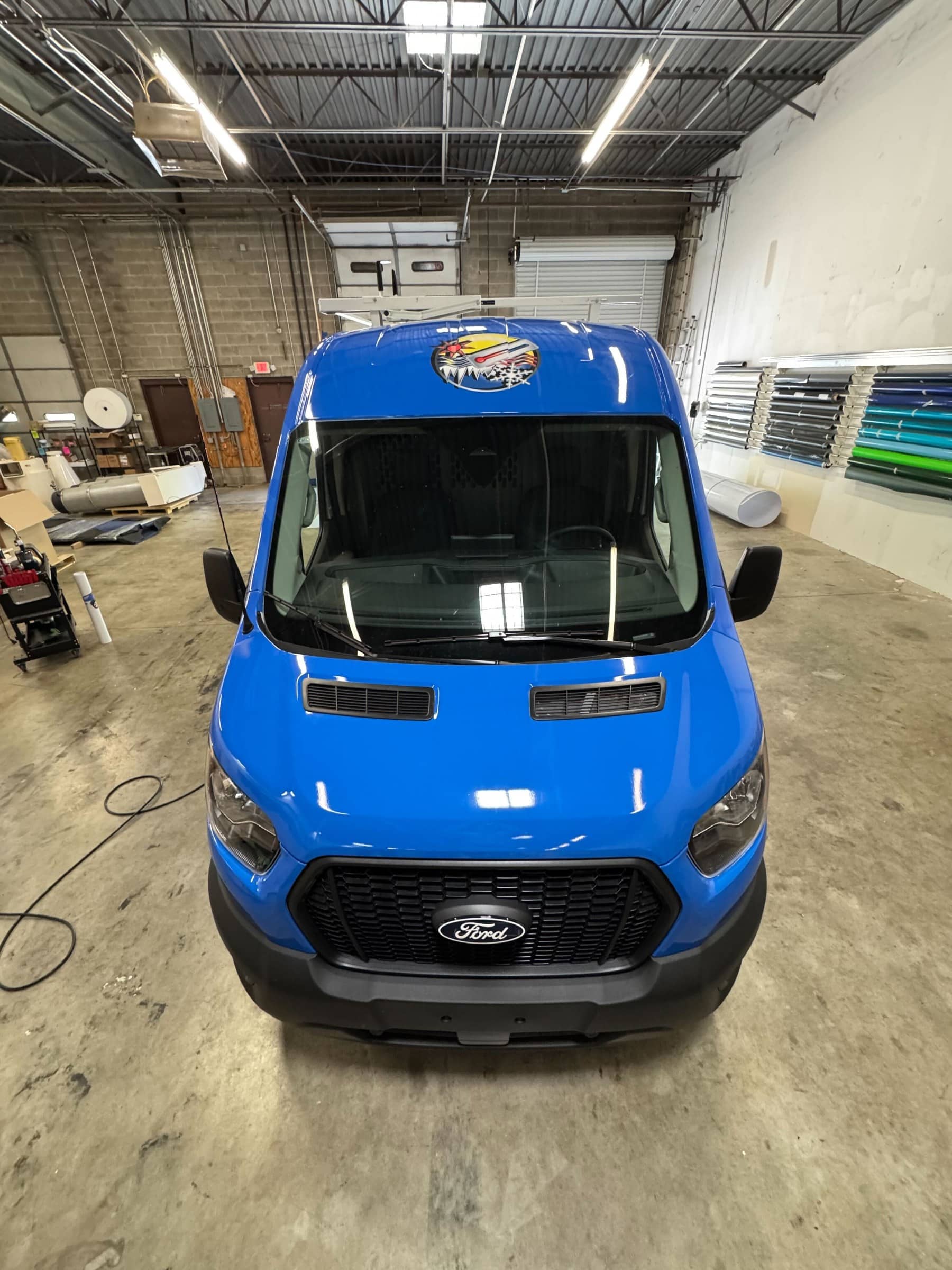 Ford Transit van wrap, Bartlett Heating & Cooling, Marietta, GA, by High Stakes Creative