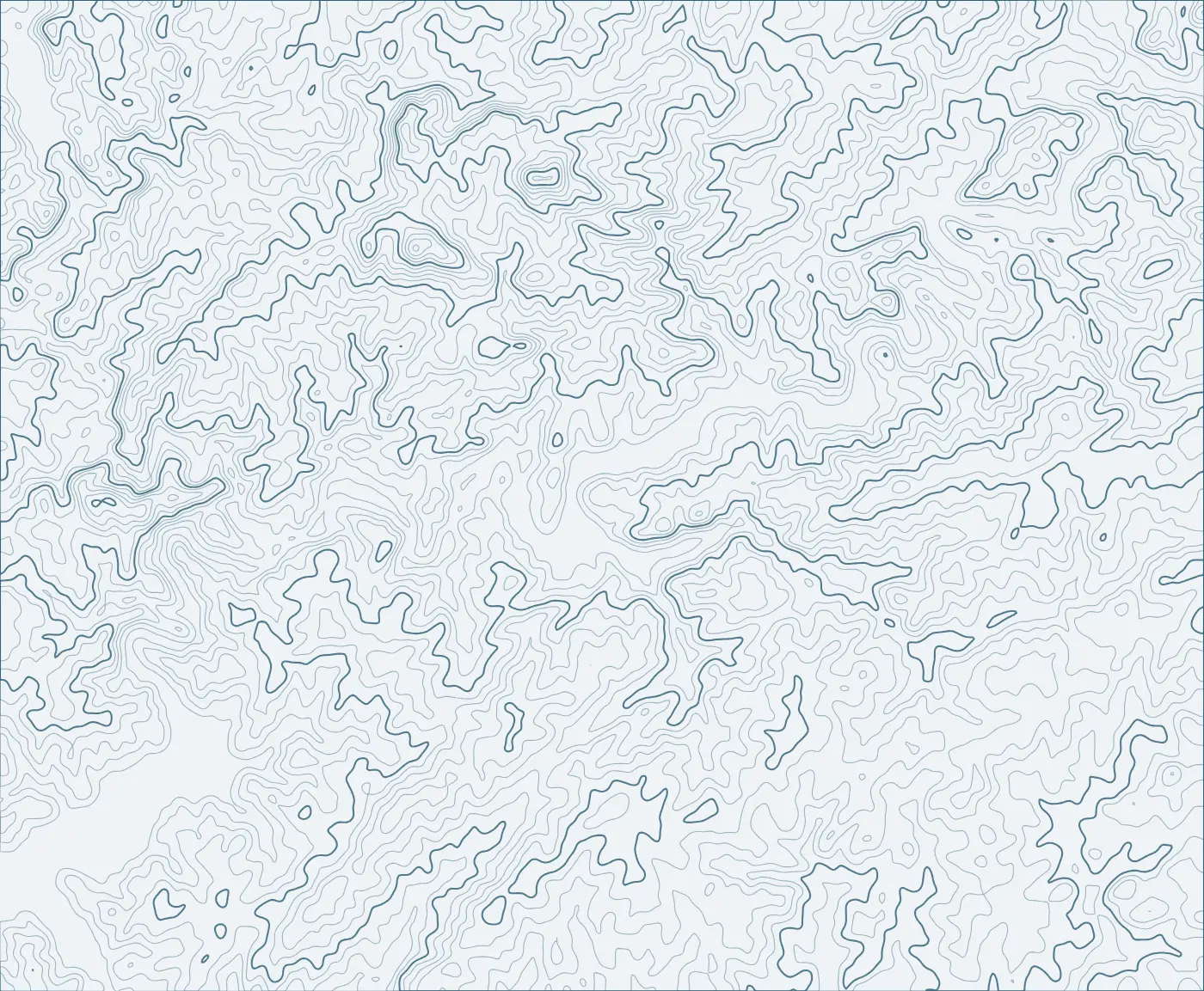 Topographic line map around Canton, Georgia