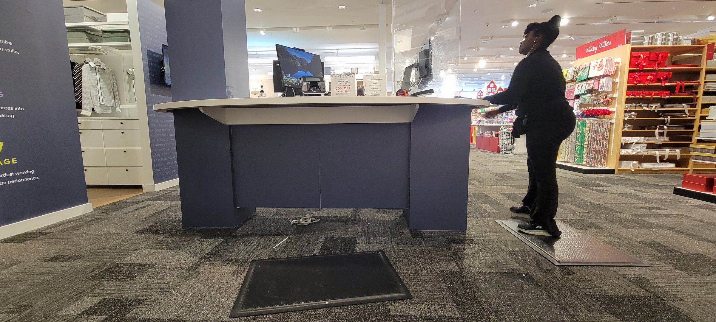 Custom Spaces design center graphics, The Container Store, Alpharetta, GA, by High Stakes Creative