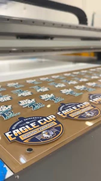 Video: Spot UV acrylic medals and keychains