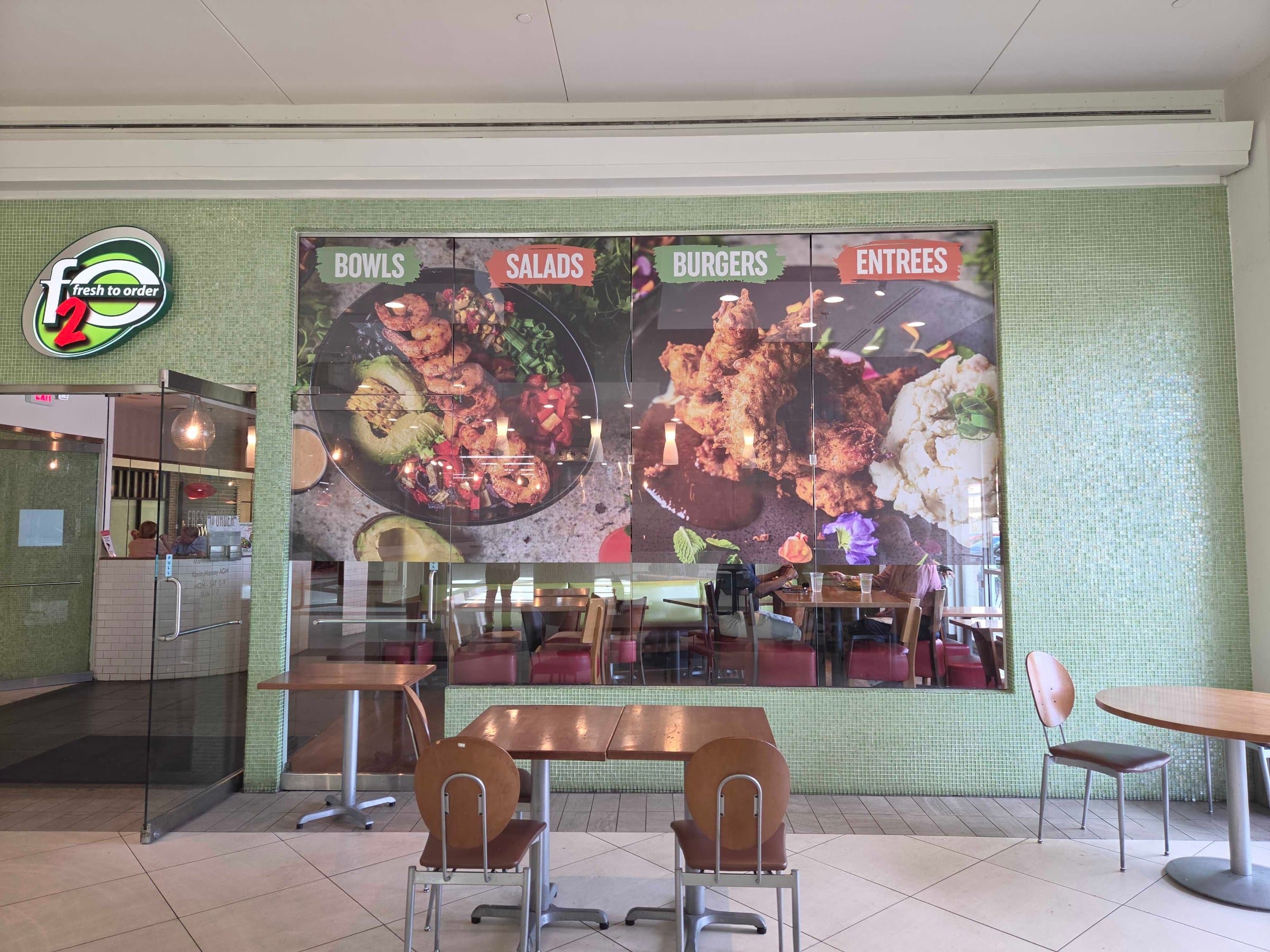 Interior food wall mural, Fresh To Order, by High Stakes Creative