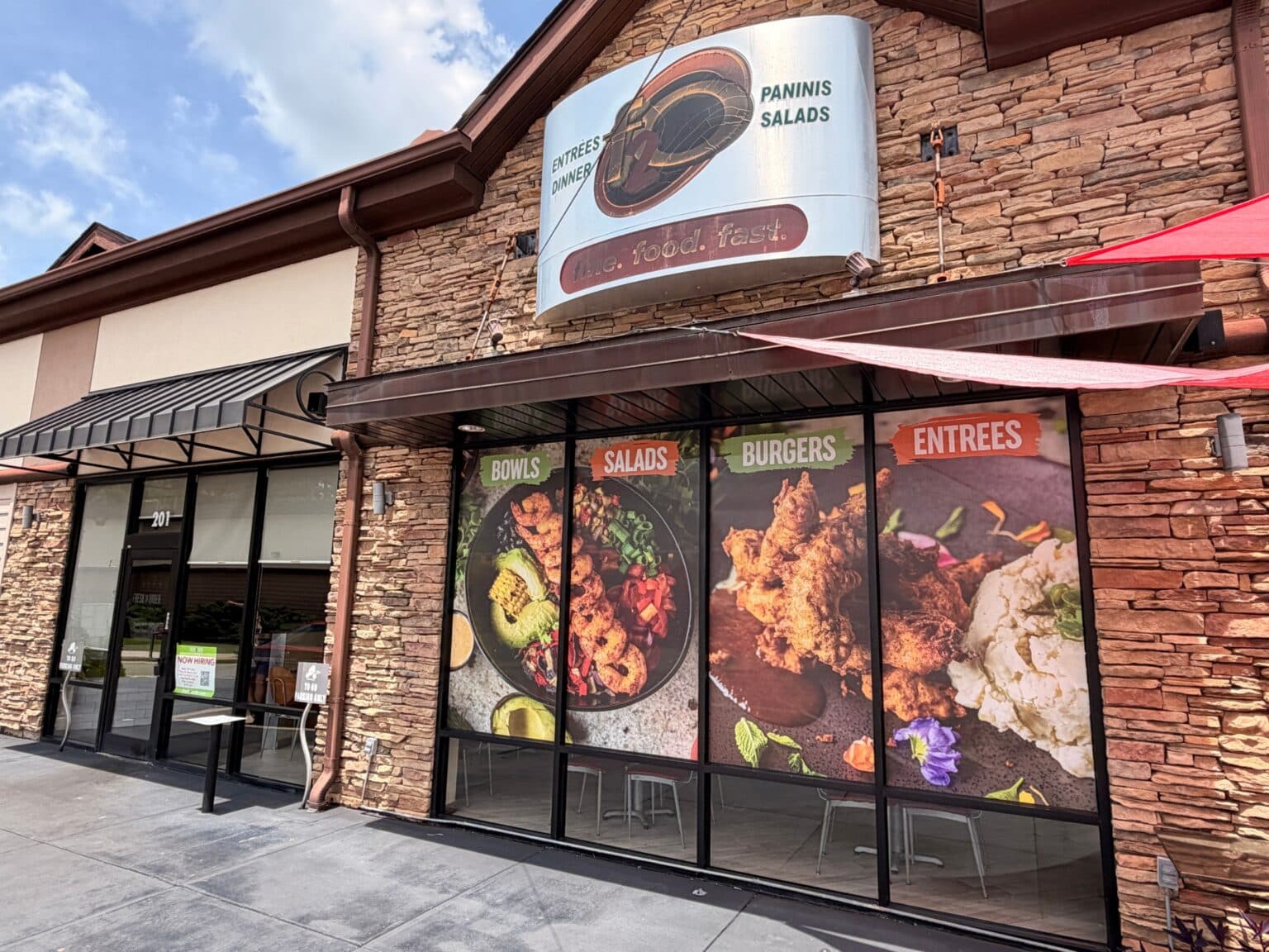 Johns Creek storefront window graphics, Fresh To Order, Johns Creek, GA, by High Stakes Creative