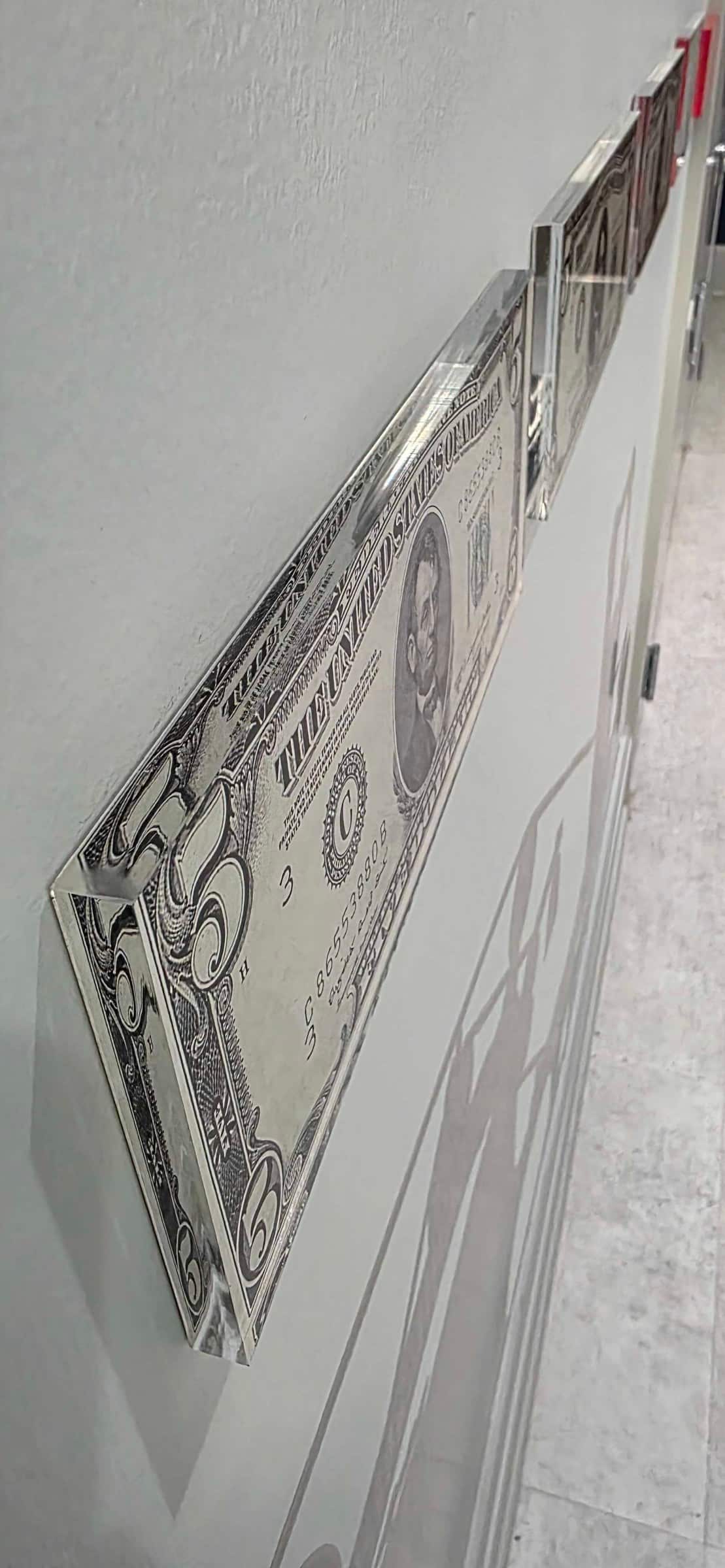 Currency and history wall graphics, Five Star Credit Union, Dothan, AL, by High Stakes Creative
