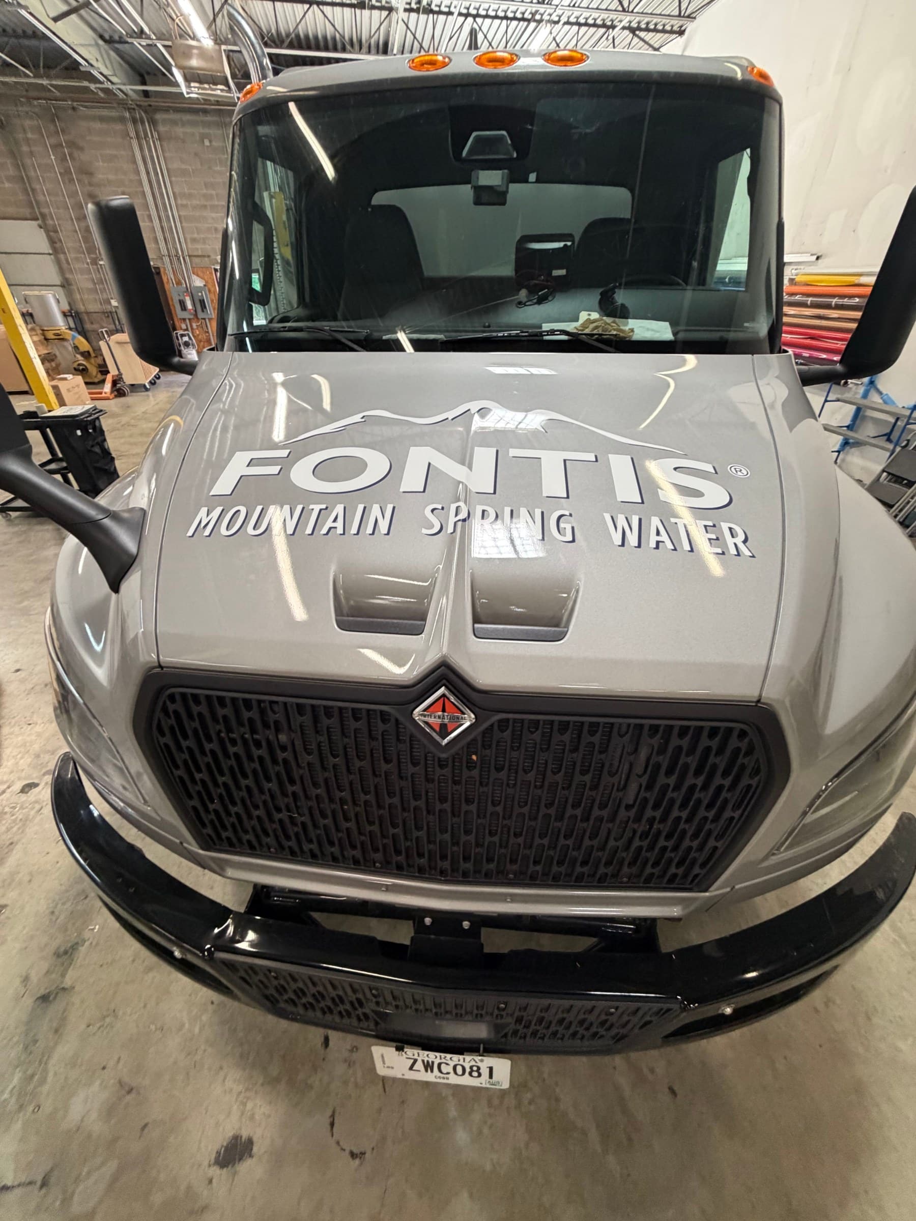 Box truck wrap, Fontis Mountain Spring Water, Marietta, GA, by High Stakes Creative