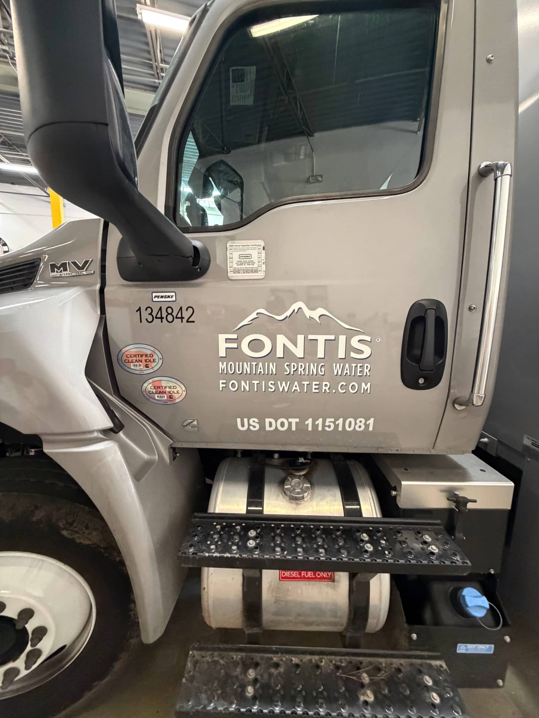 Box truck wrap, Fontis Mountain Spring Water, Marietta, GA, by High Stakes Creative