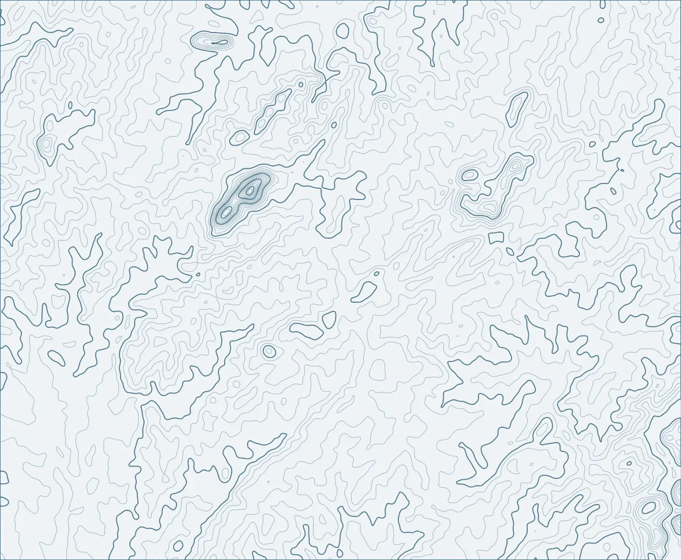 Topographic line map around Marietta, Georgia