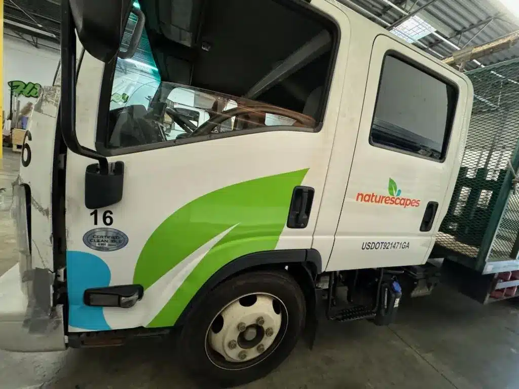 Truck door graphics, NatureScapes, by High Stakes Creative