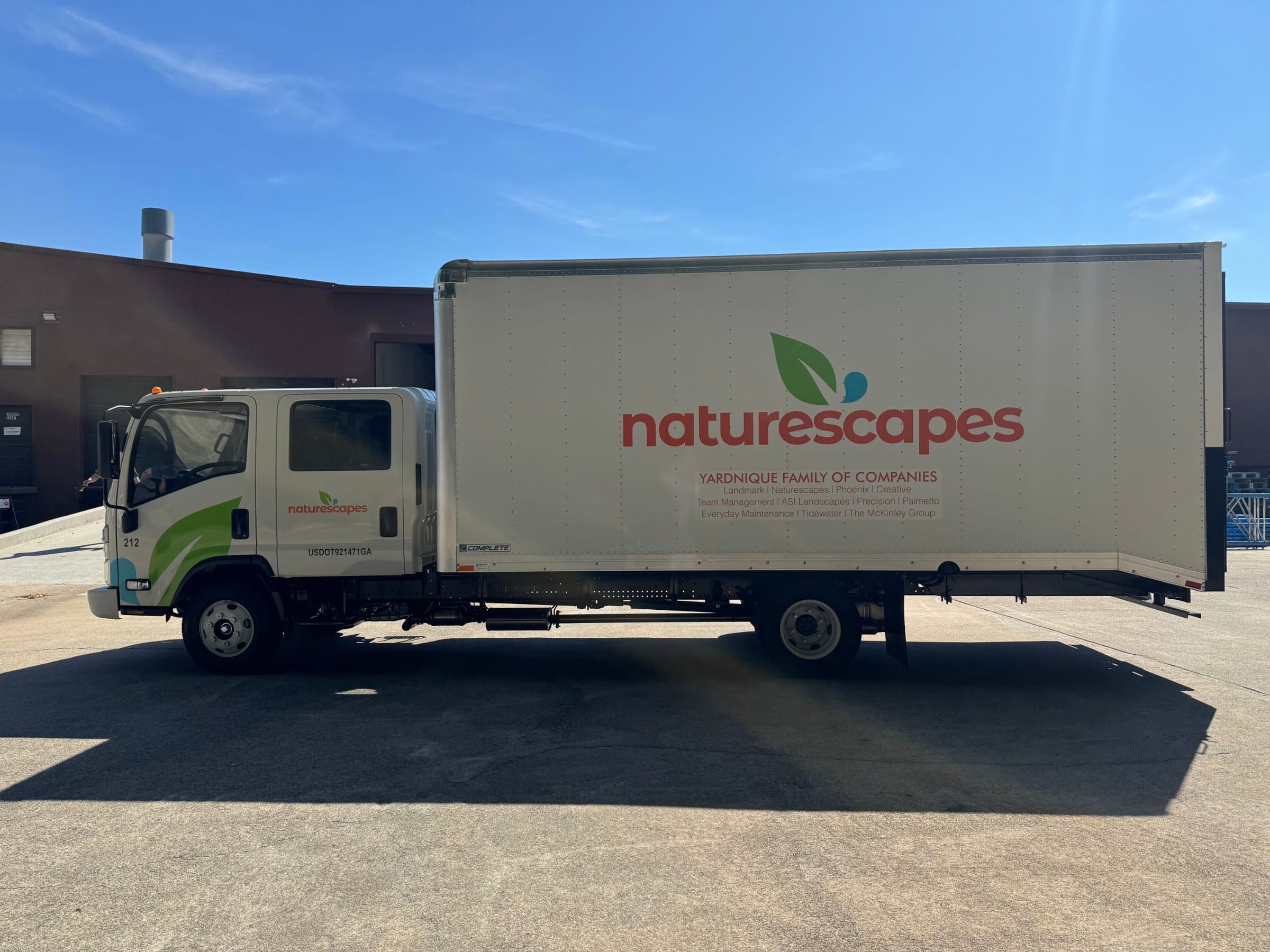 Isuzu box truck graphics, NatureScapes, Atlanta, GA, by High Stakes Creative