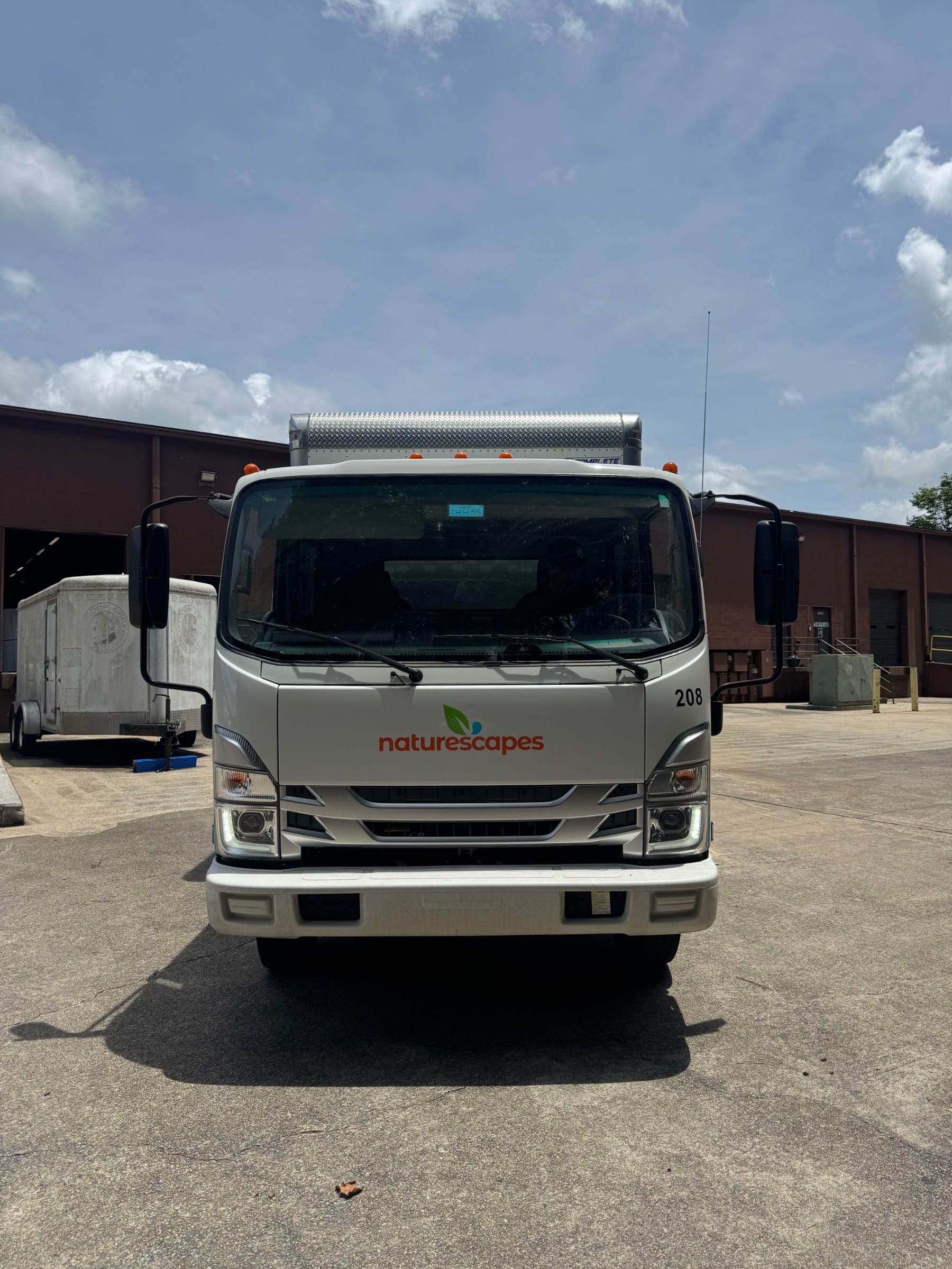 Isuzu box truck graphics, NatureScapes, Atlanta, GA, by High Stakes Creative