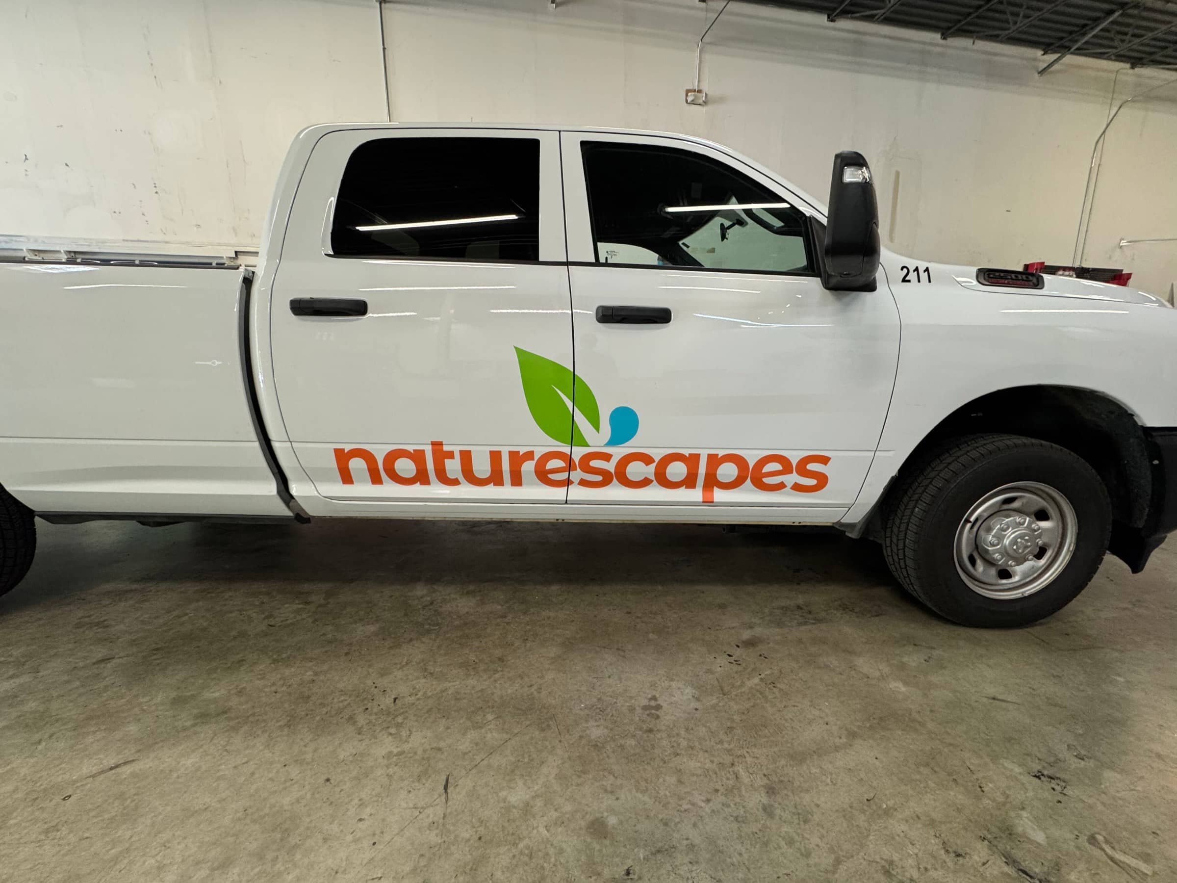 Ram 2500 truck graphics, NatureScapes, Atlanta, GA, by High Stakes Creative