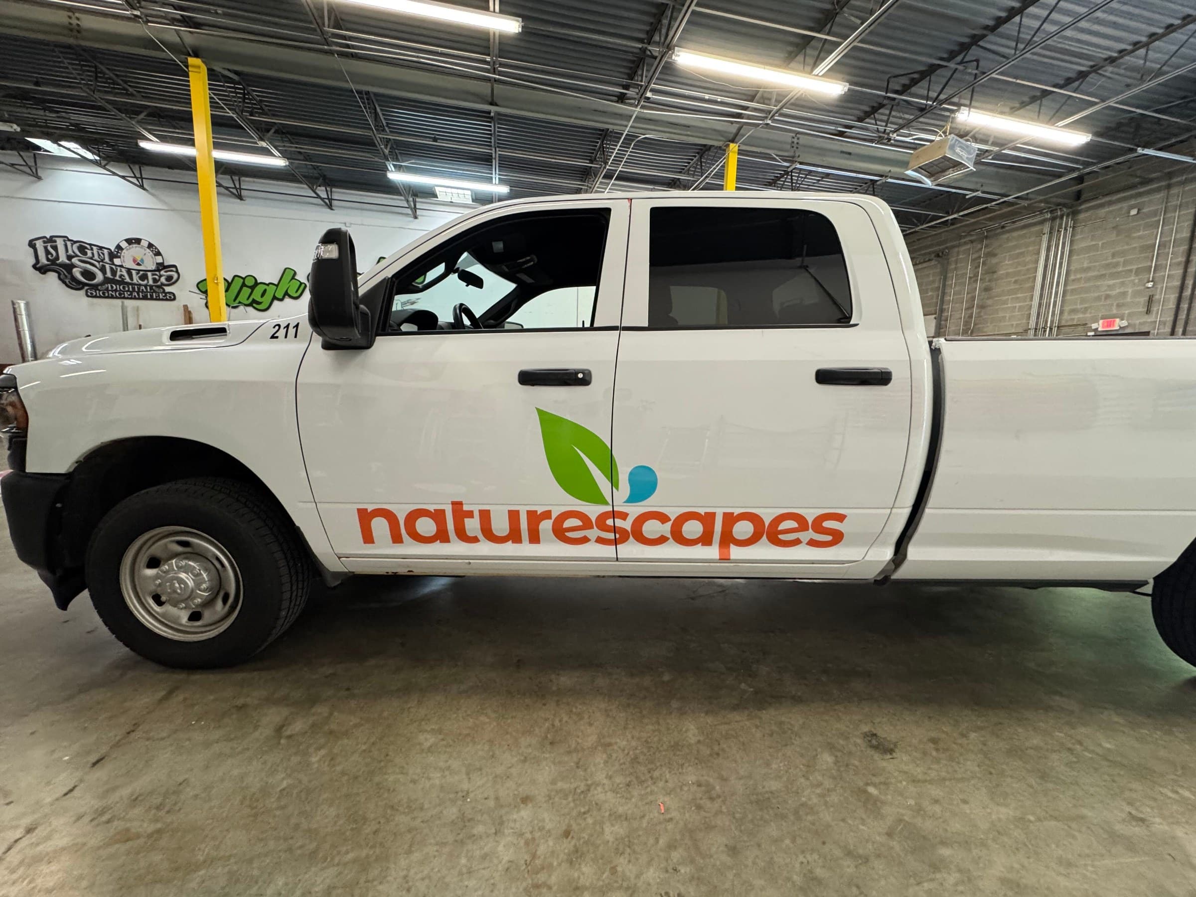 Ram 2500 truck graphics, NatureScapes, Atlanta, GA, by High Stakes Creative